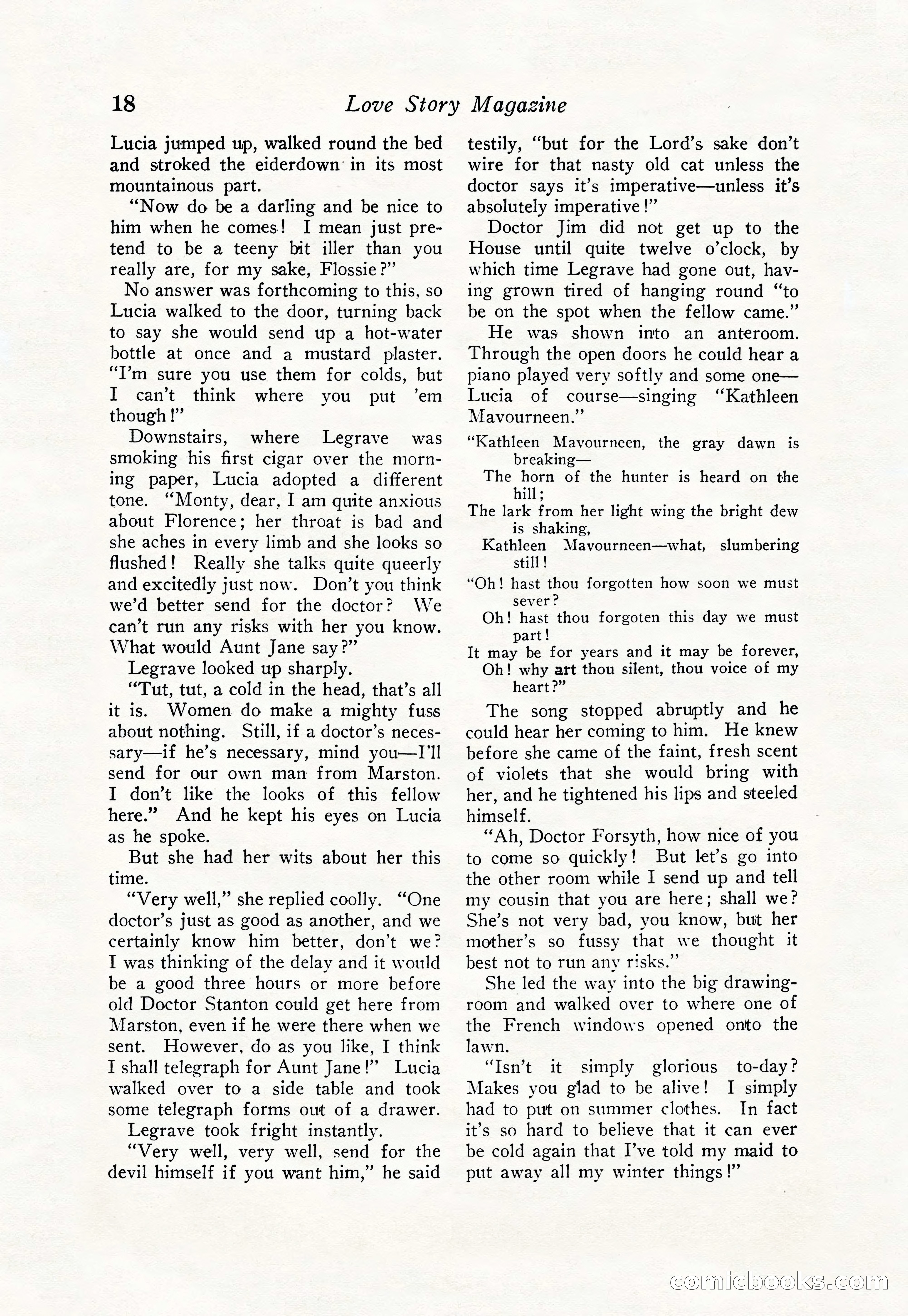 Love Story Magazine, June 23, 1923 — page 20 of 148