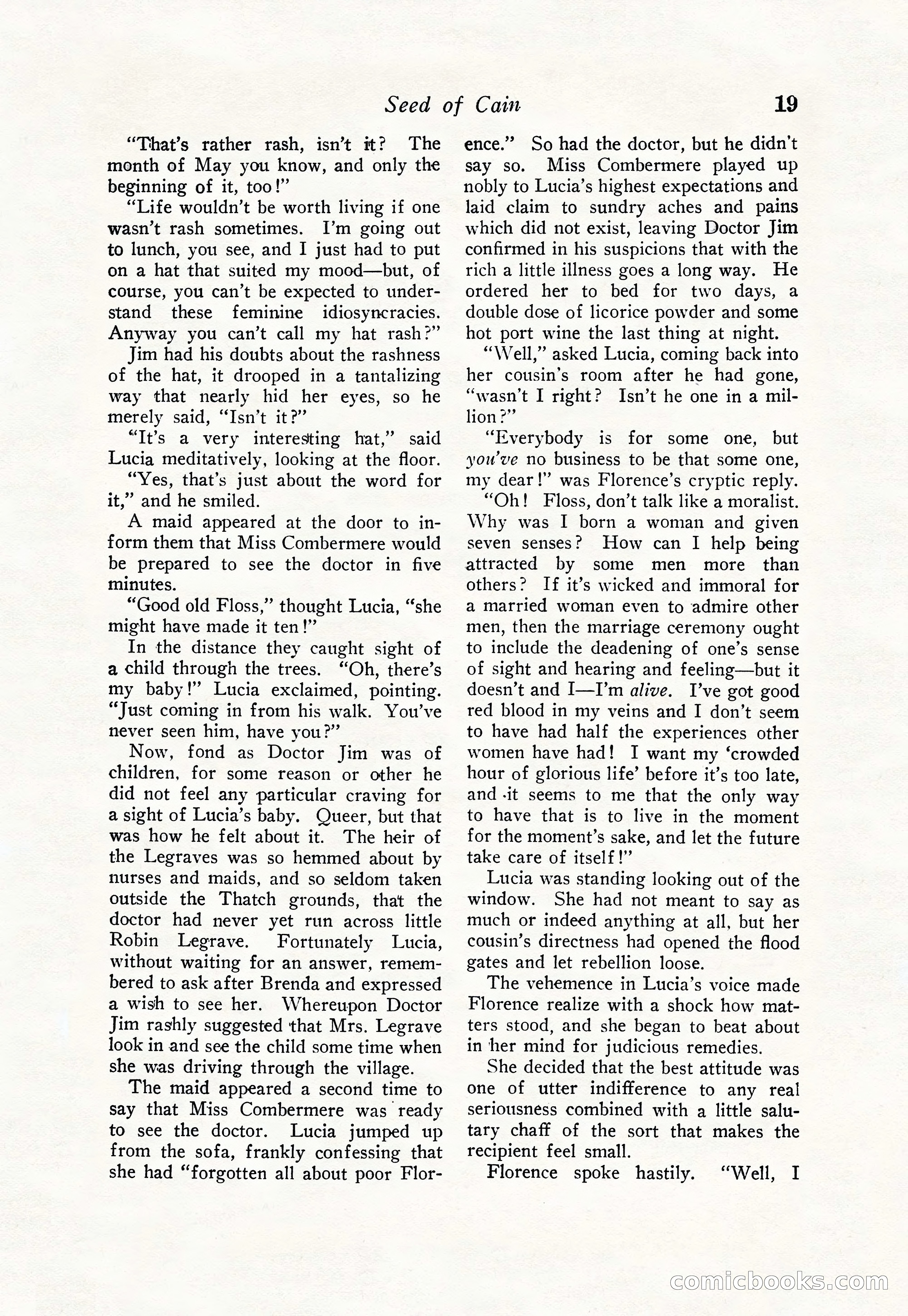 Love Story Magazine, June 23, 1923 — page 21 of 148