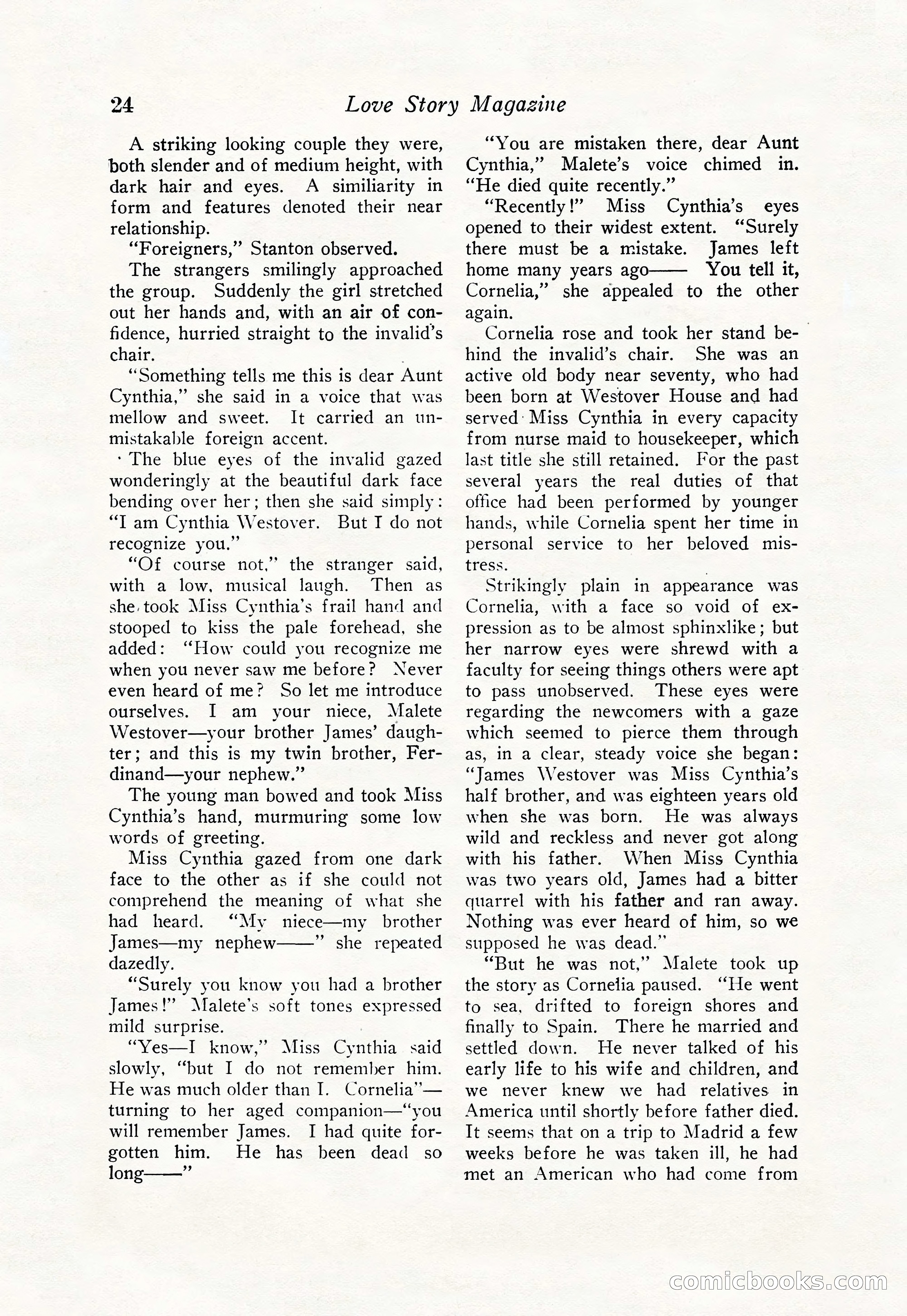Love Story Magazine, June 23, 1923 — page 26 of 148