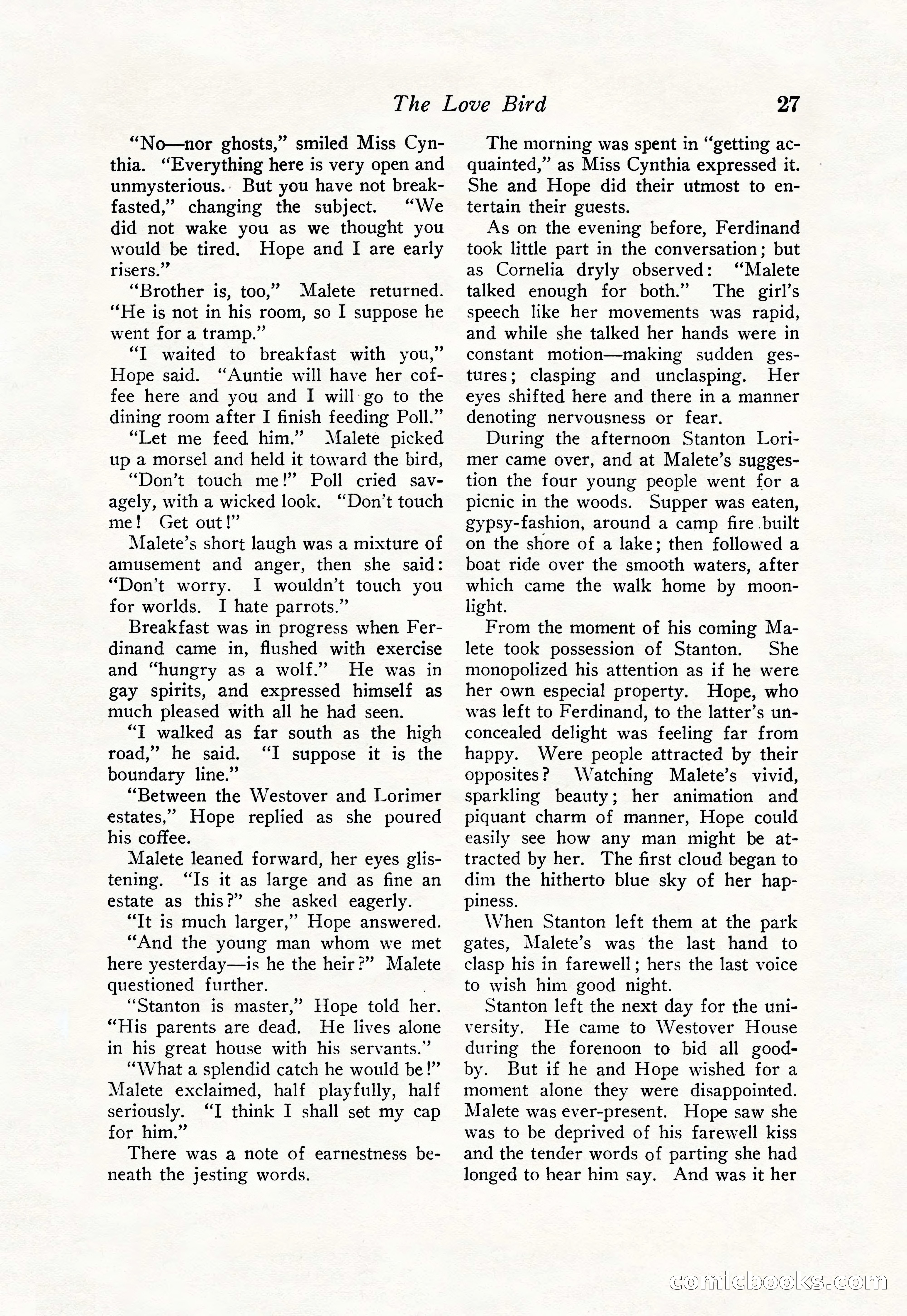 Love Story Magazine, June 23, 1923 — page 29 of 148