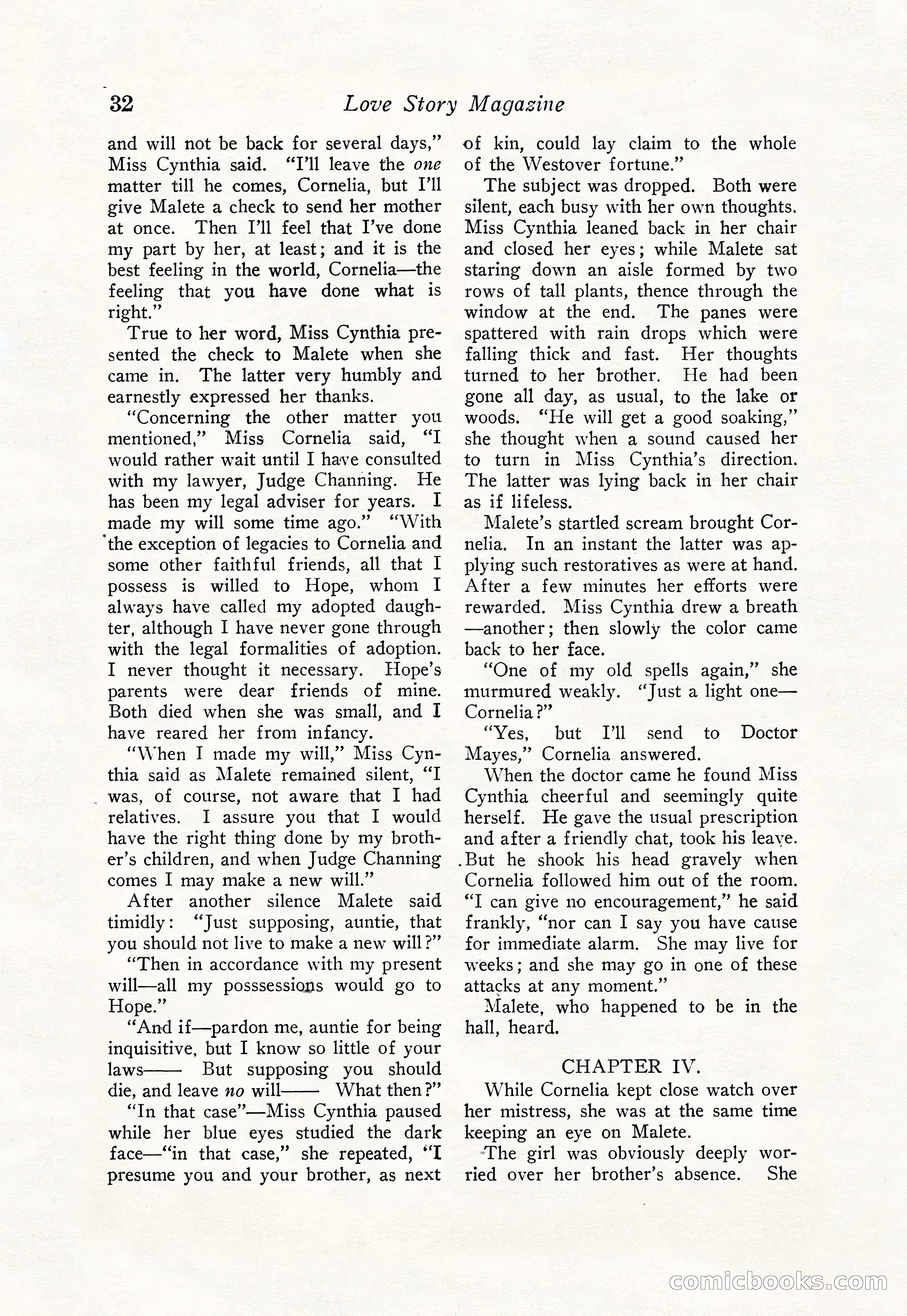 Love Story Magazine, June 23, 1923 — page 34 of 148