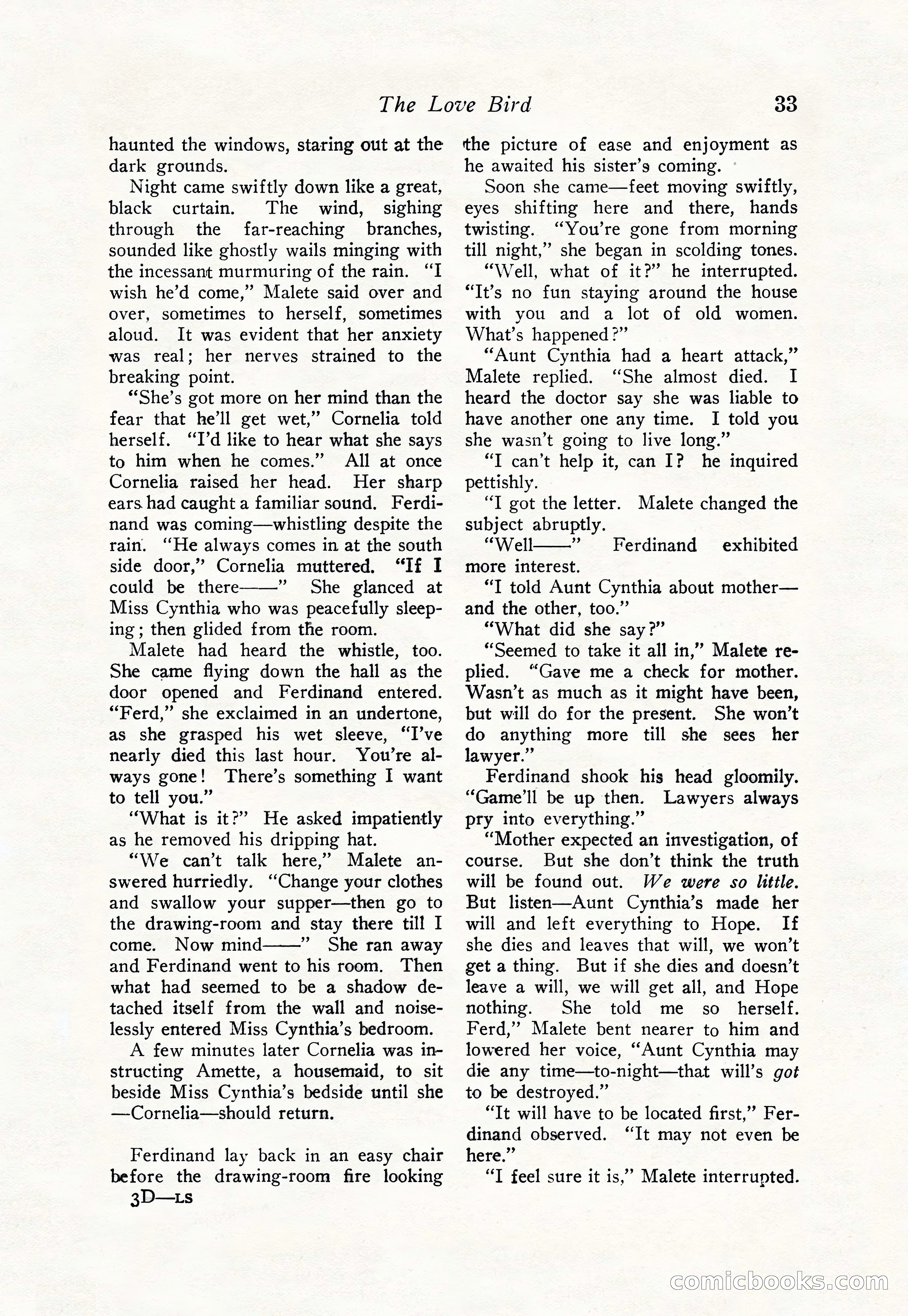 Love Story Magazine, June 23, 1923 — page 35 of 148