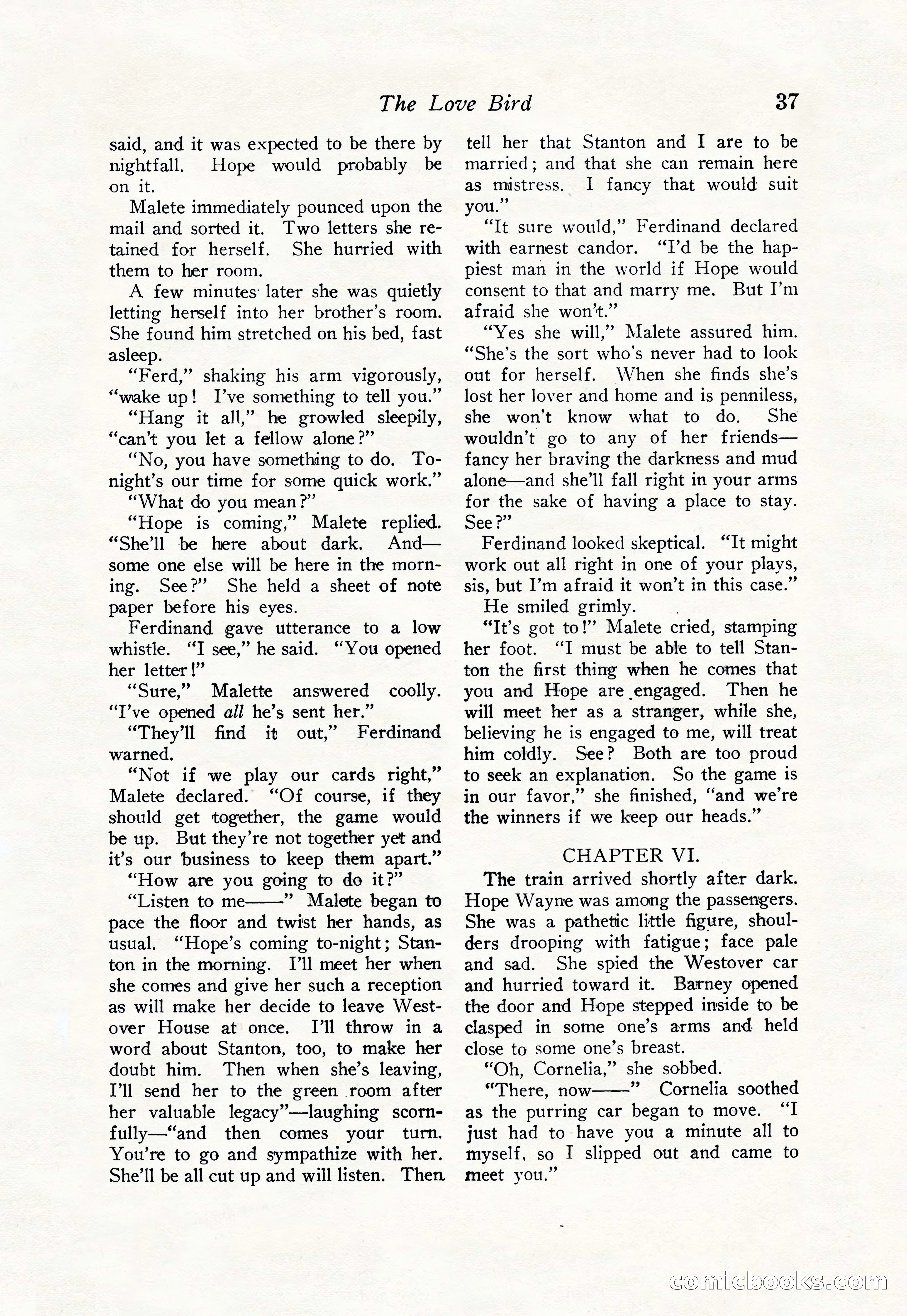 Love Story Magazine, June 23, 1923 — page 39 of 148