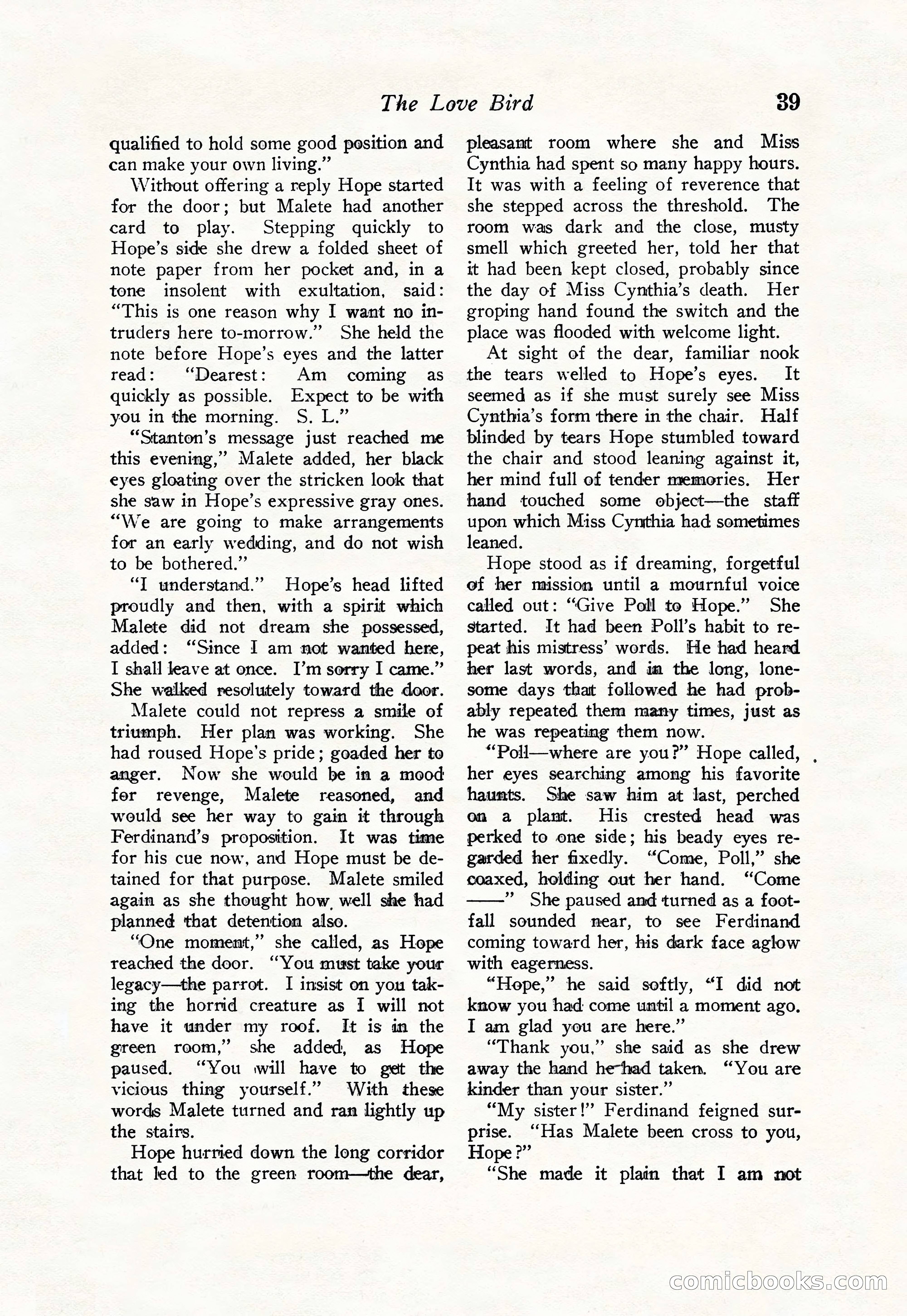 Love Story Magazine, June 23, 1923 — page 41 of 148