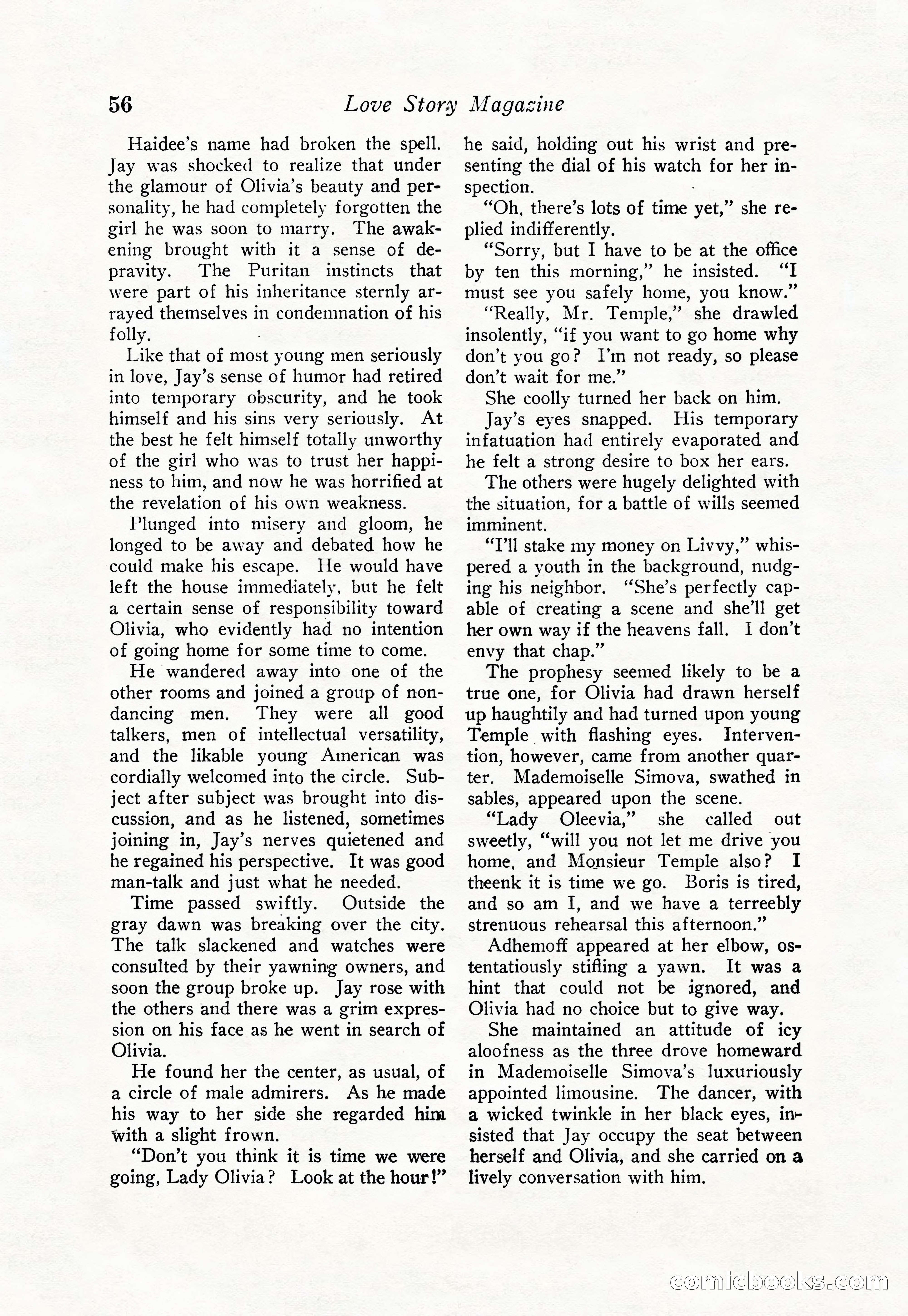 Love Story Magazine, June 23, 1923 — page 58 of 148