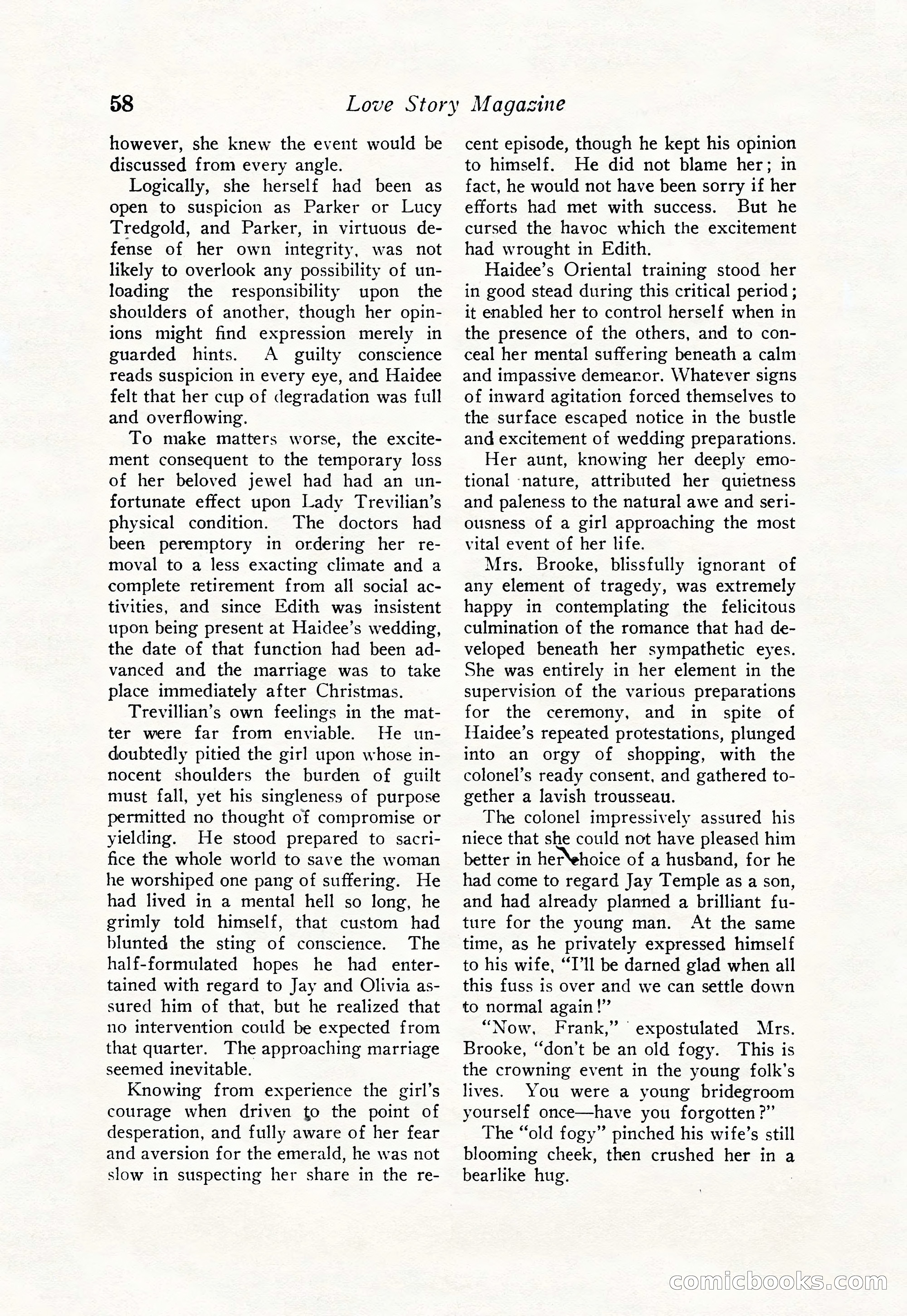 Love Story Magazine, June 23, 1923 — page 60 of 148