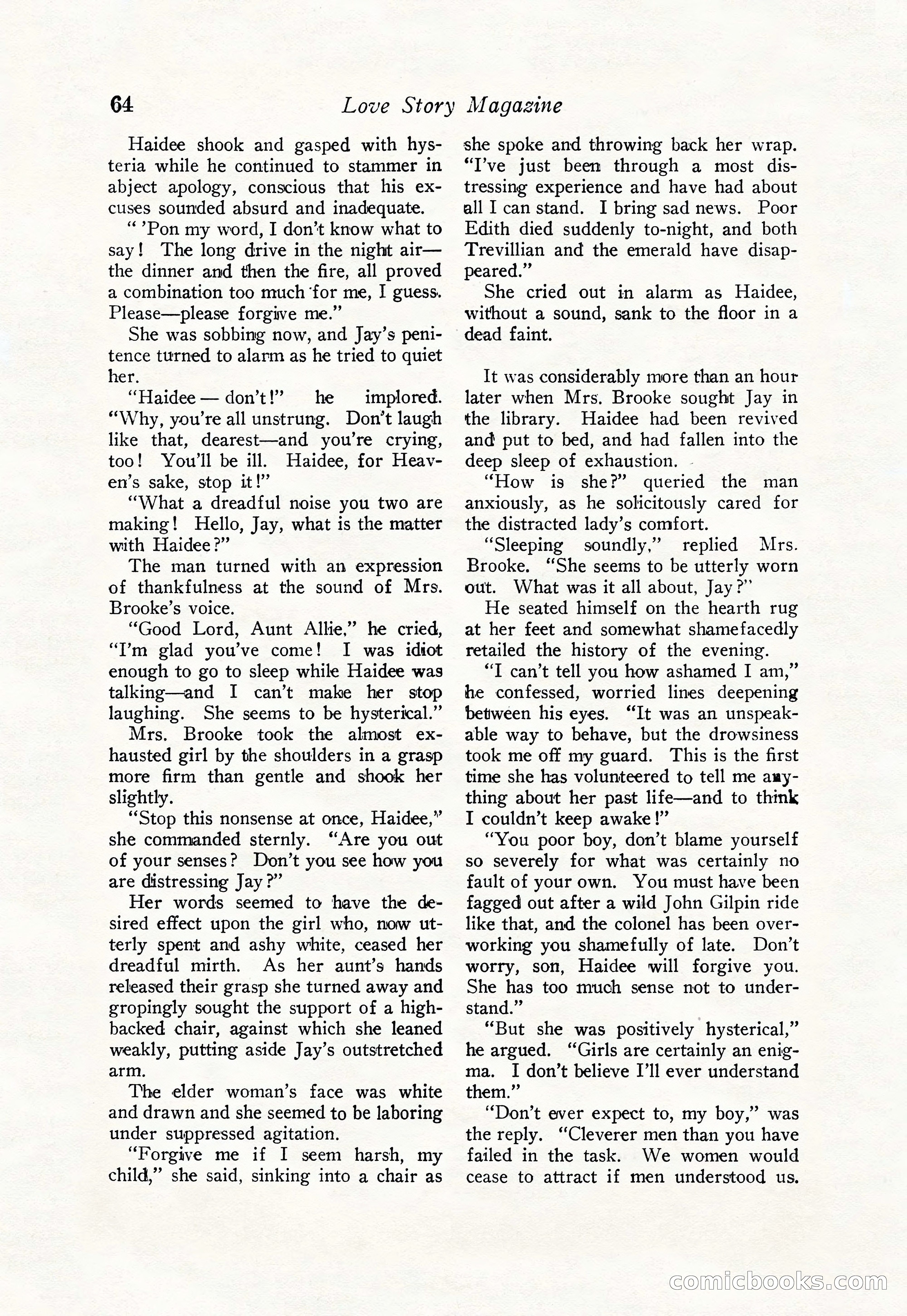 Love Story Magazine, June 23, 1923 — page 66 of 148
