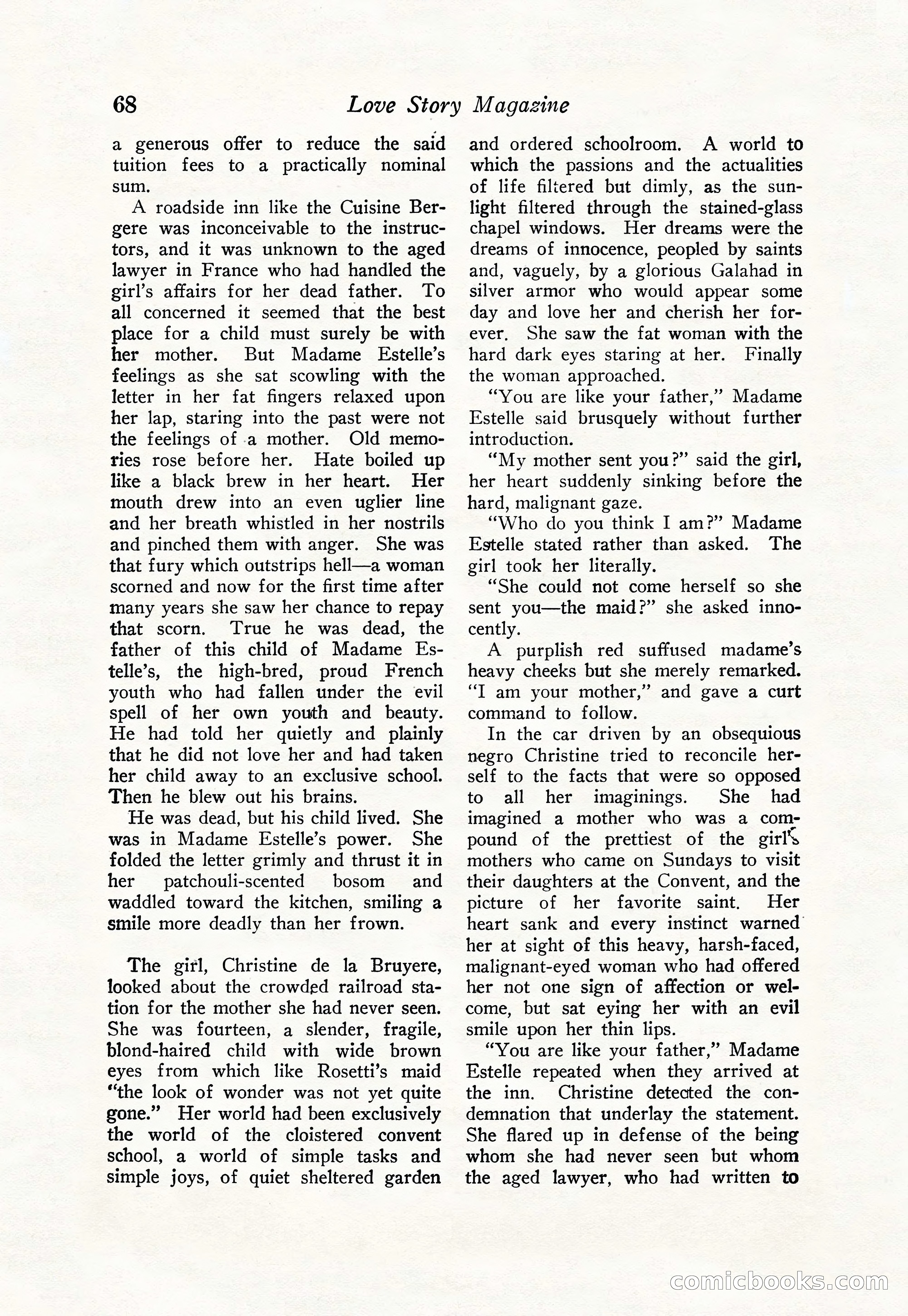 Love Story Magazine, June 23, 1923 — page 70 of 148
