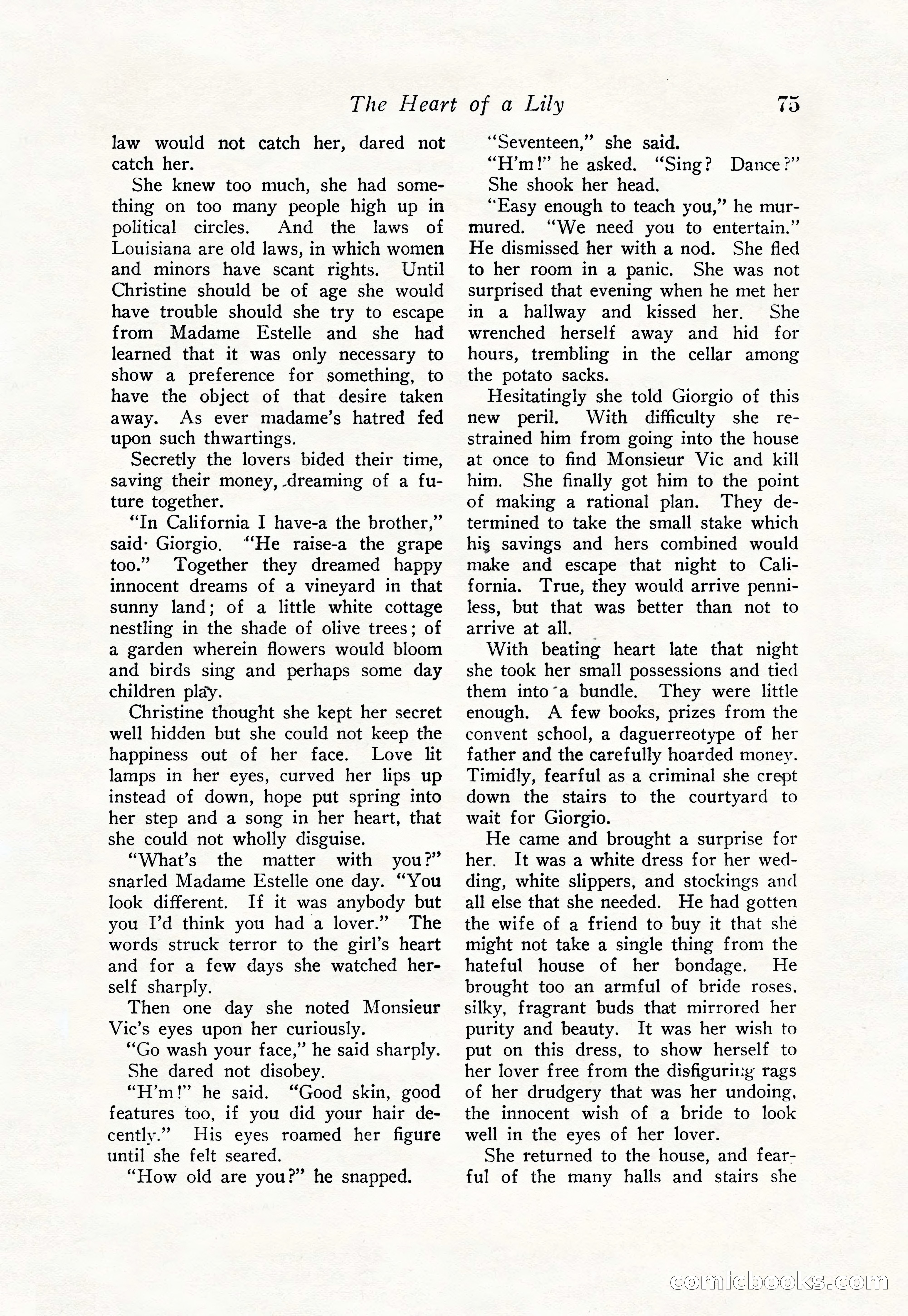 Love Story Magazine, June 23, 1923 — page 77 of 148