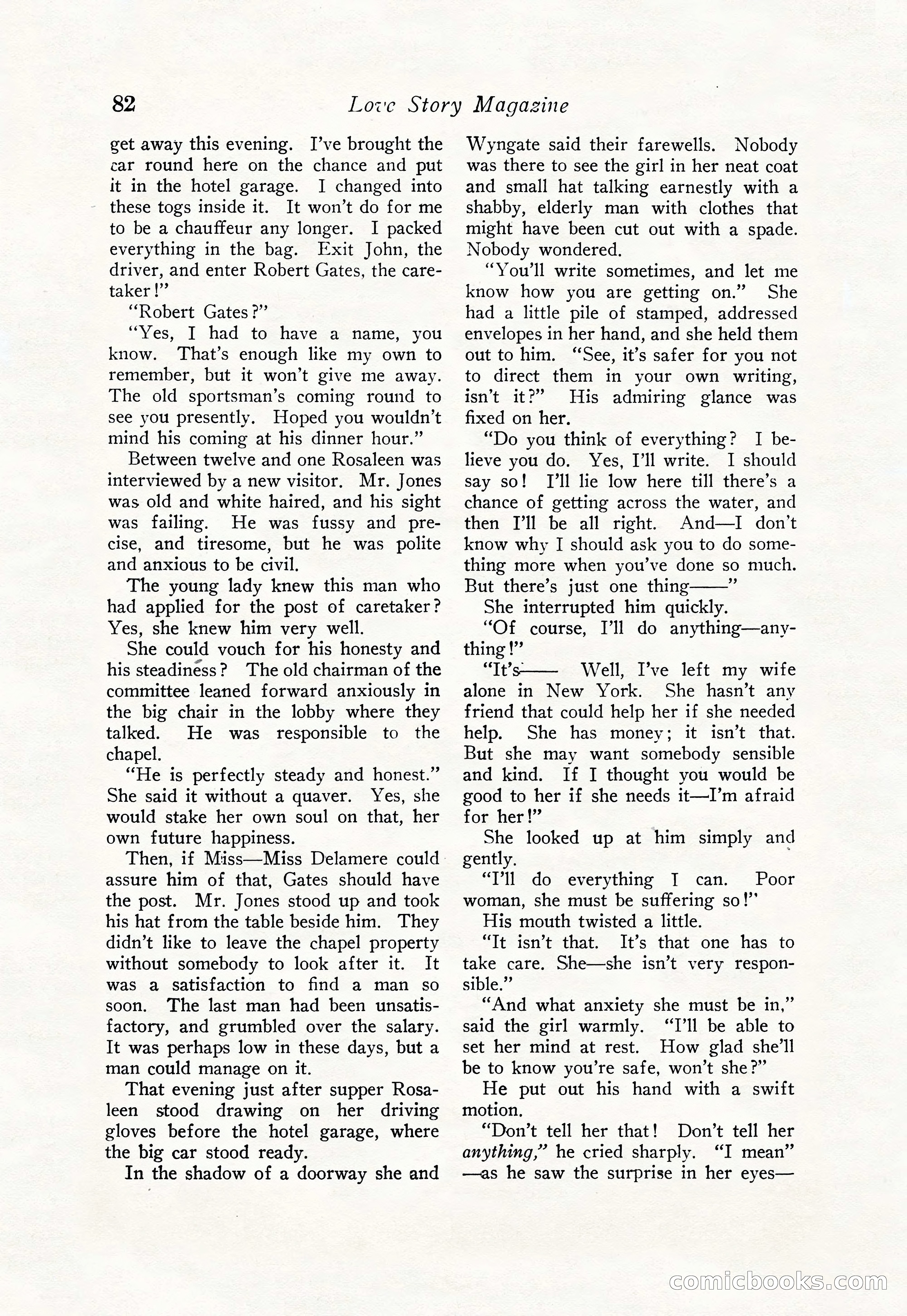 Love Story Magazine, June 23, 1923 — page 84 of 148
