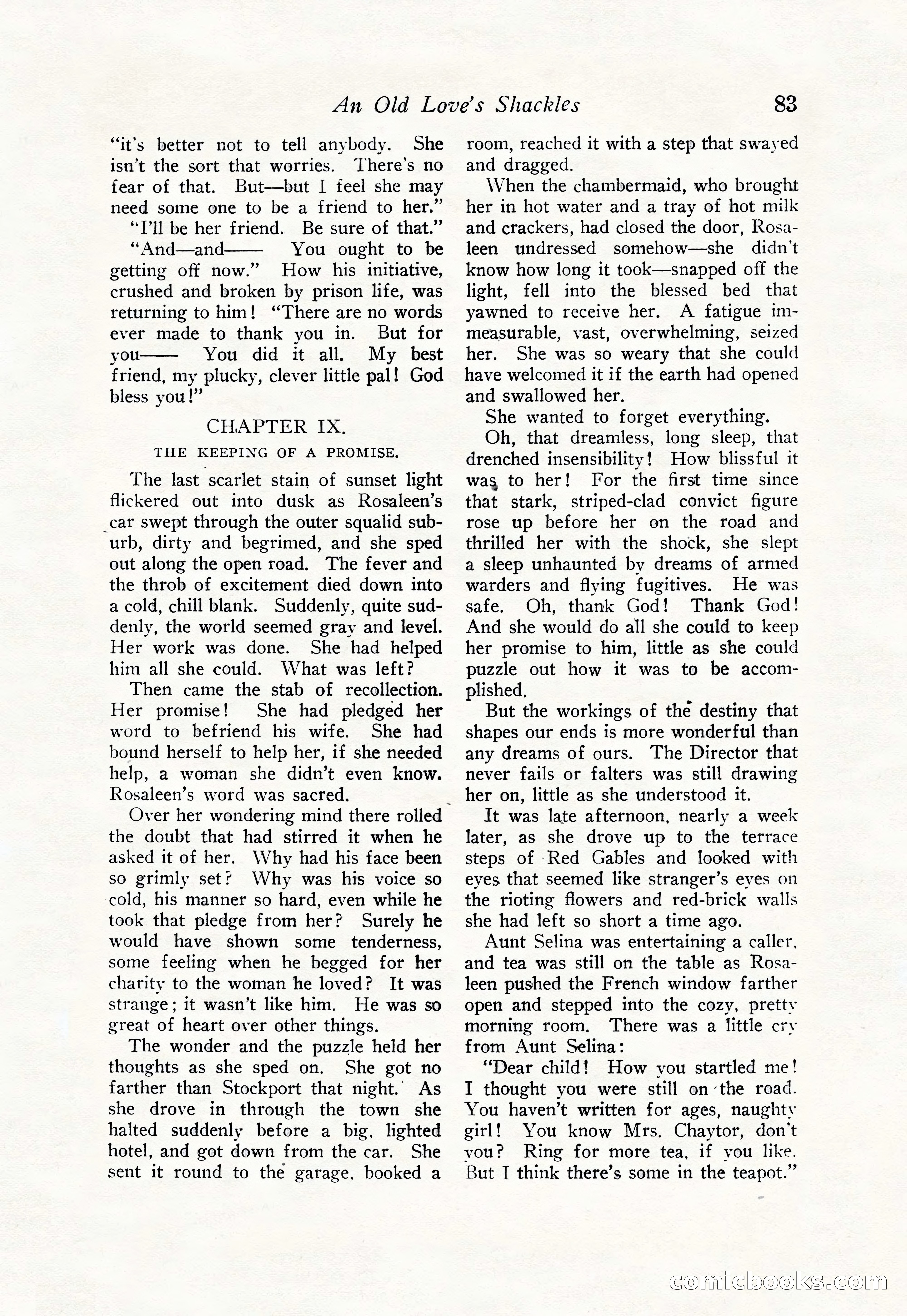Love Story Magazine, June 23, 1923 — page 85 of 148