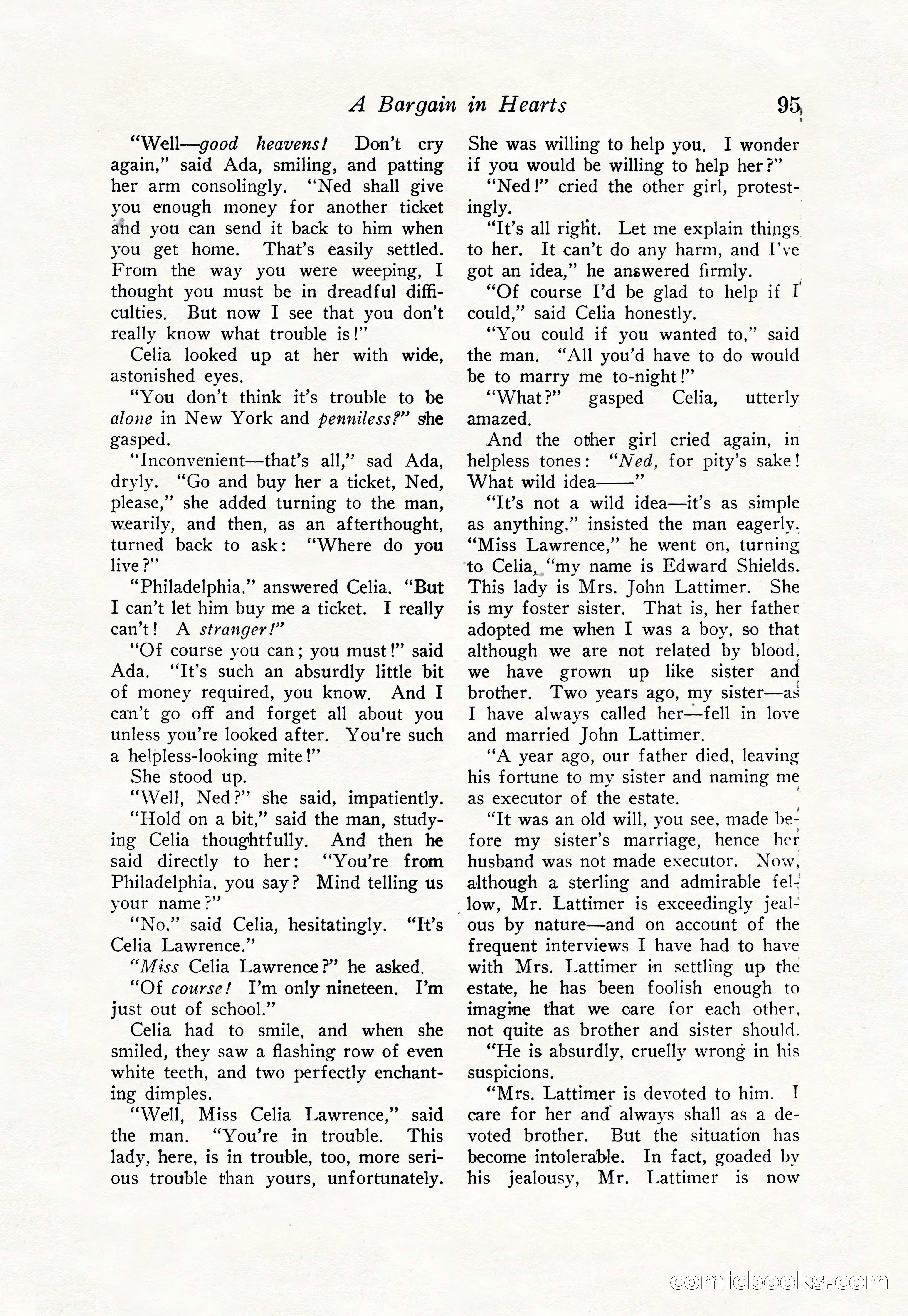Love Story Magazine, June 23, 1923 — page 97 of 148