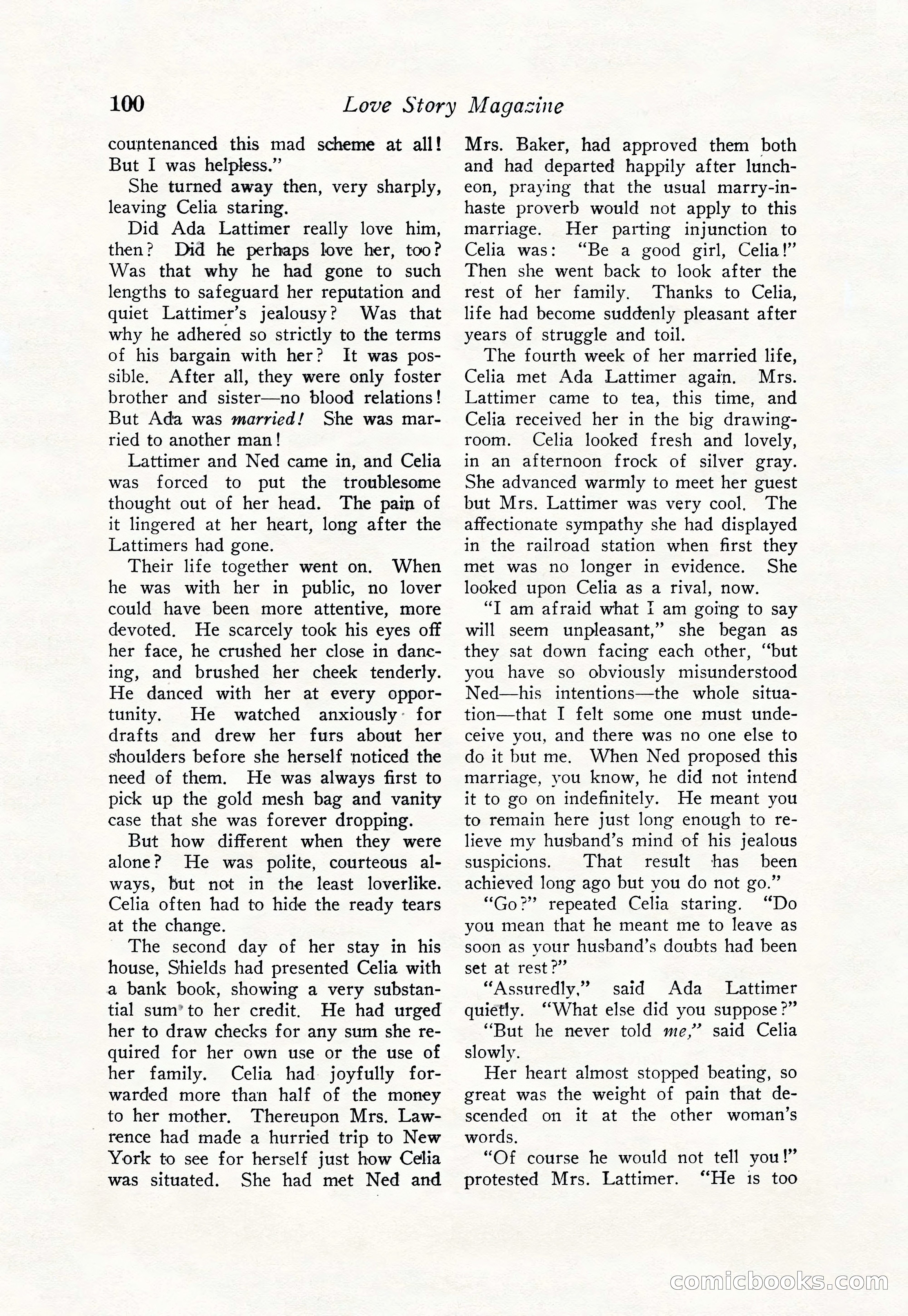 Love Story Magazine, June 23, 1923 — page 102 of 148