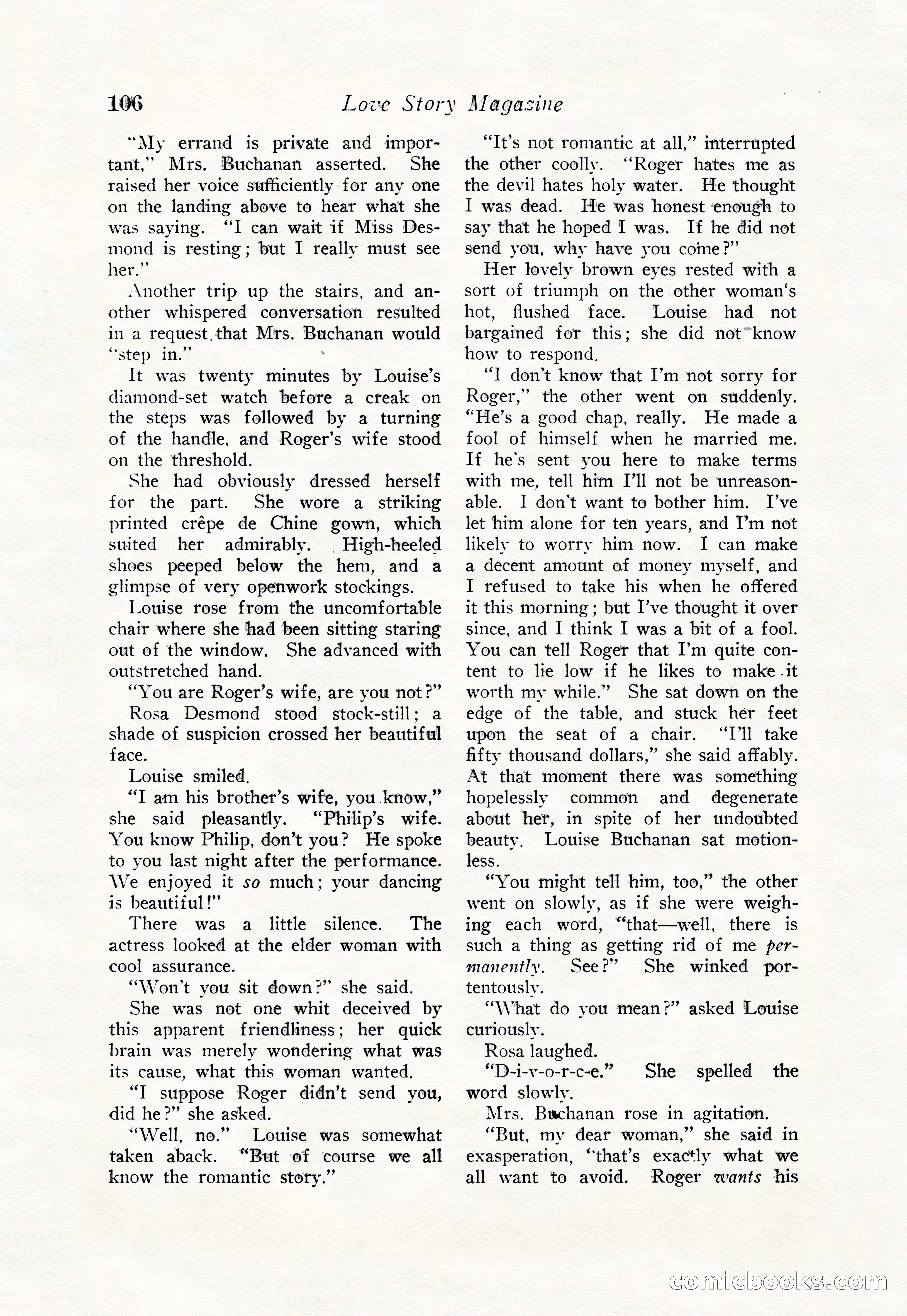 Love Story Magazine, June 23, 1923 — page 108 of 148
