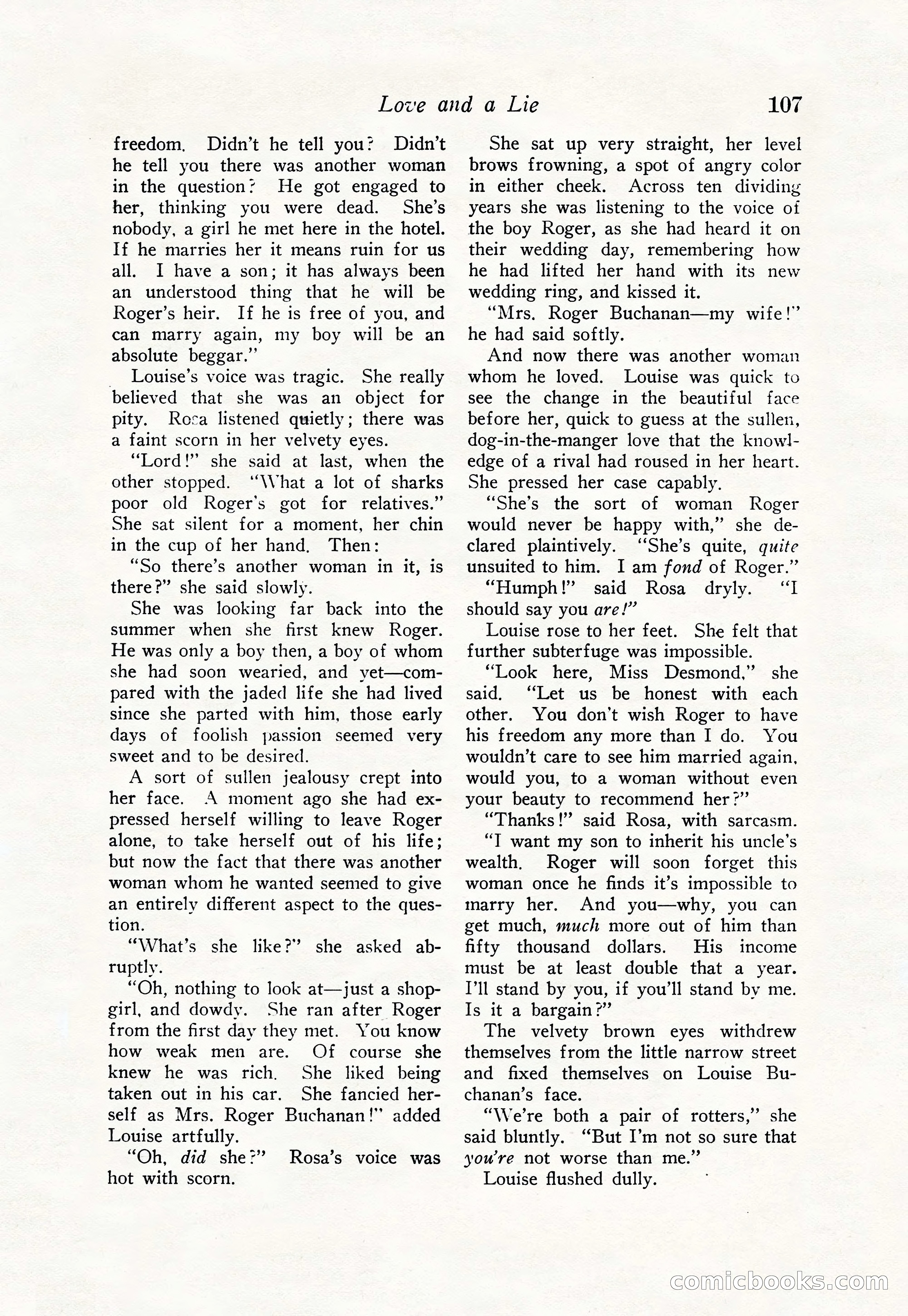 Love Story Magazine, June 23, 1923 — page 109 of 148