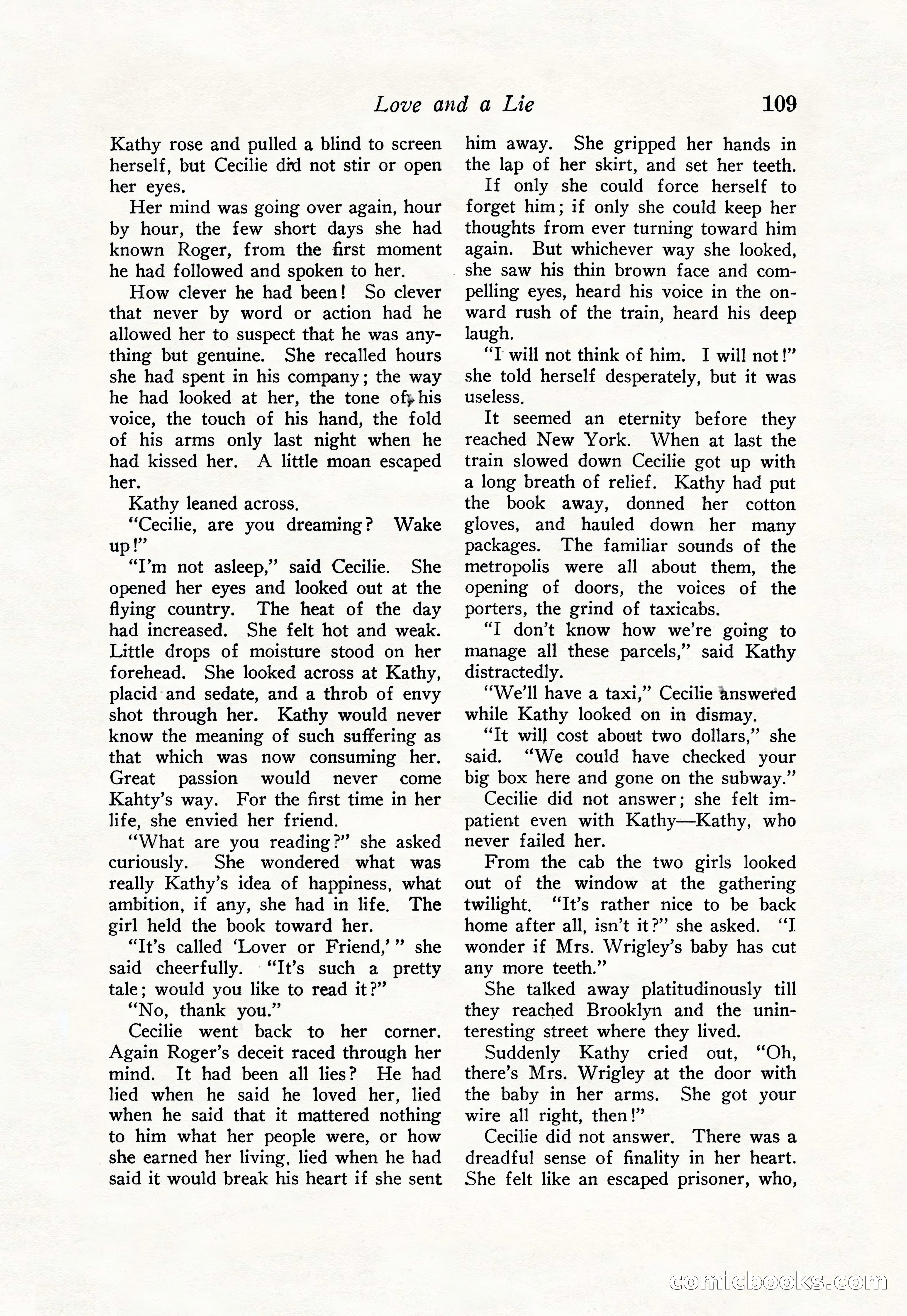 Love Story Magazine, June 23, 1923 — page 111 of 148