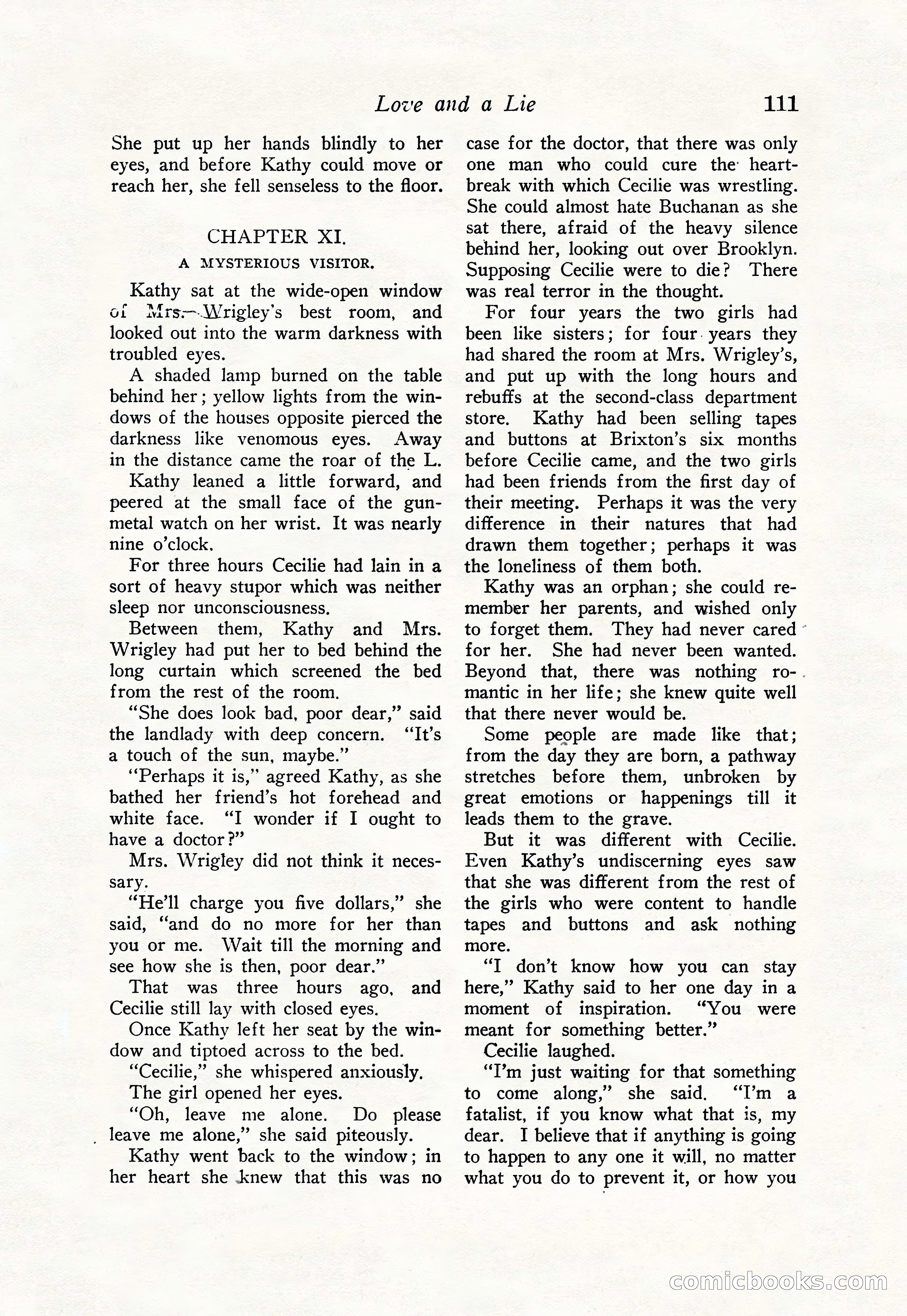 Love Story Magazine, June 23, 1923 — page 113 of 148