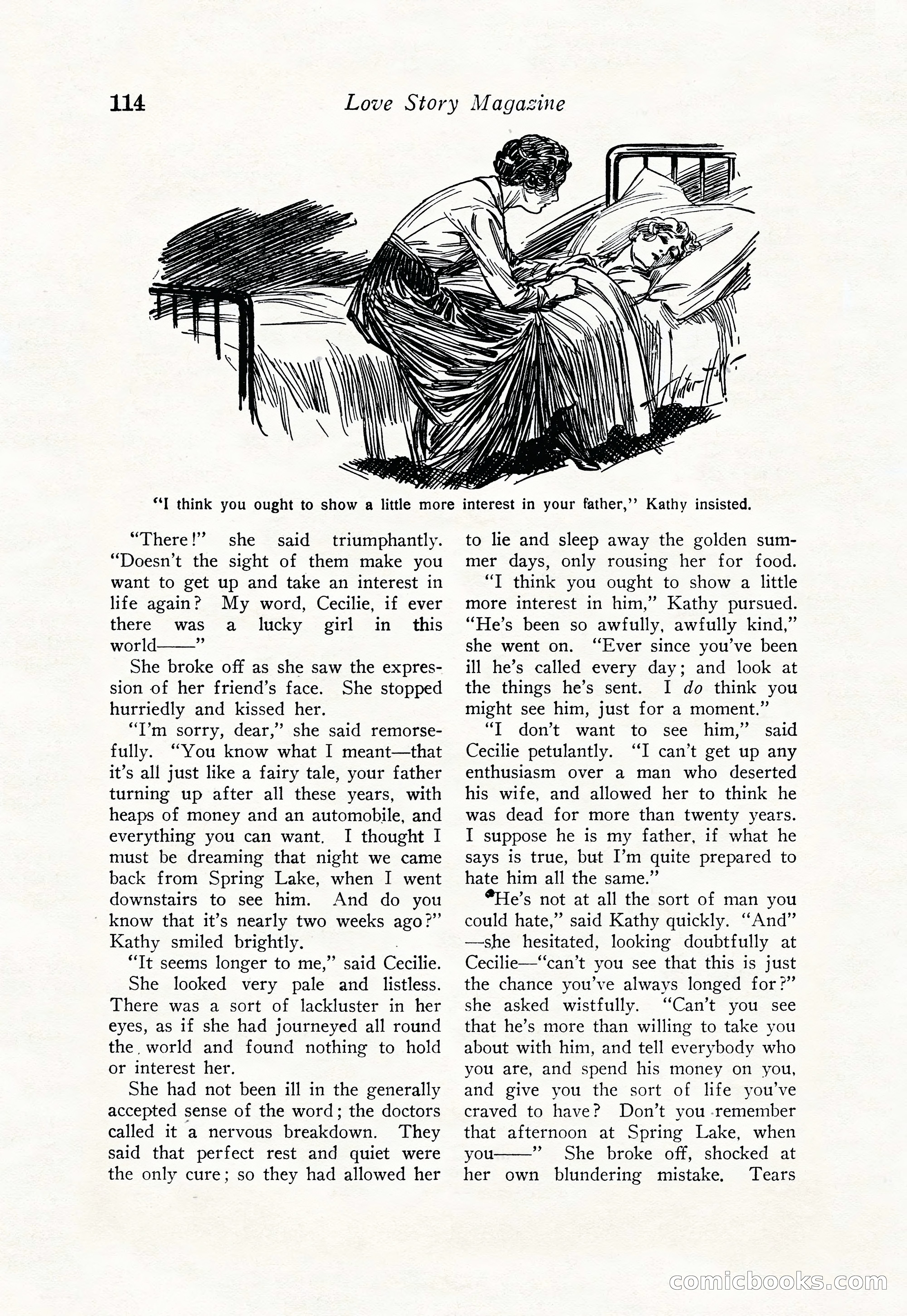 Love Story Magazine, June 23, 1923 — page 116 of 148