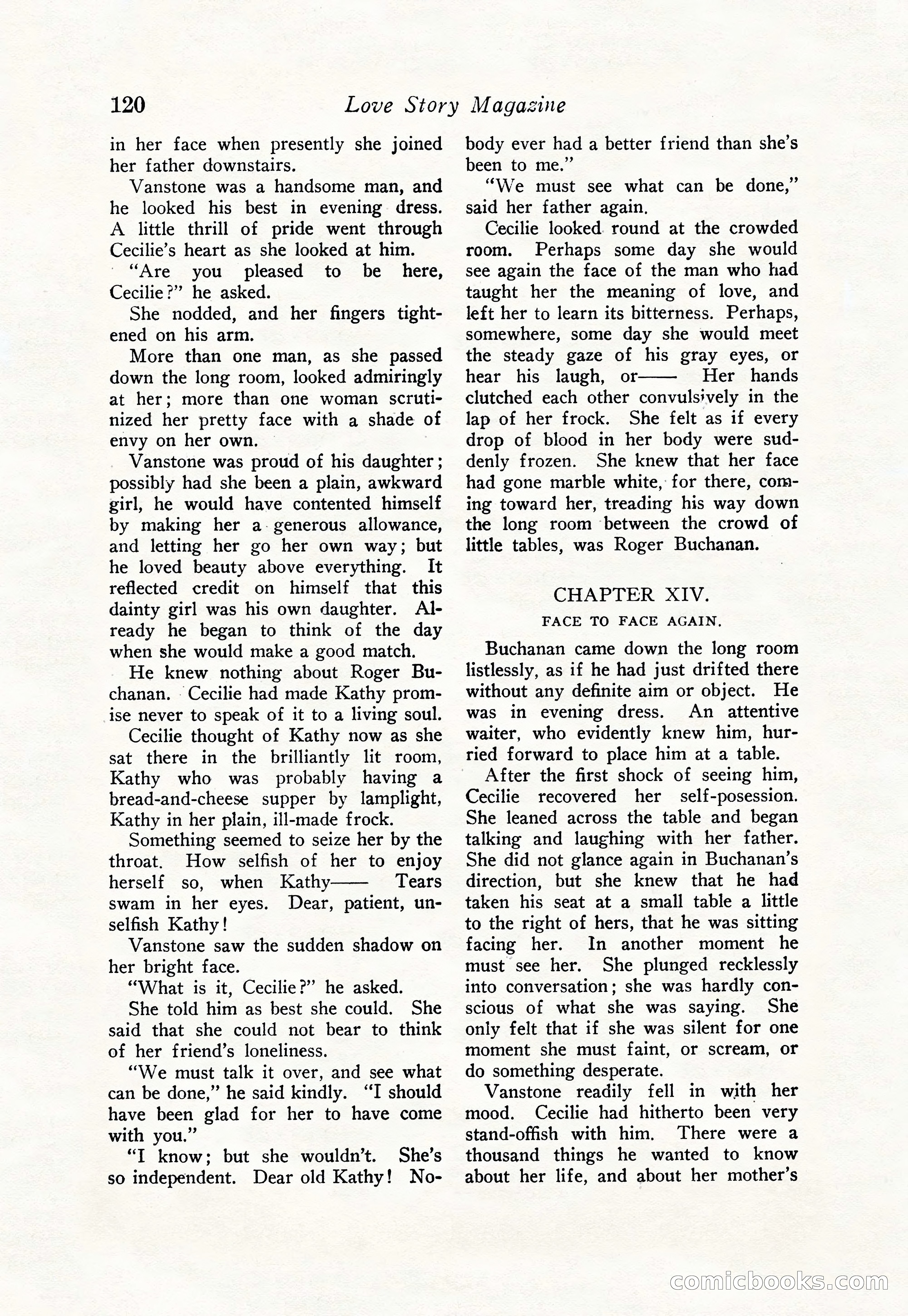 Love Story Magazine, June 23, 1923 — page 122 of 148