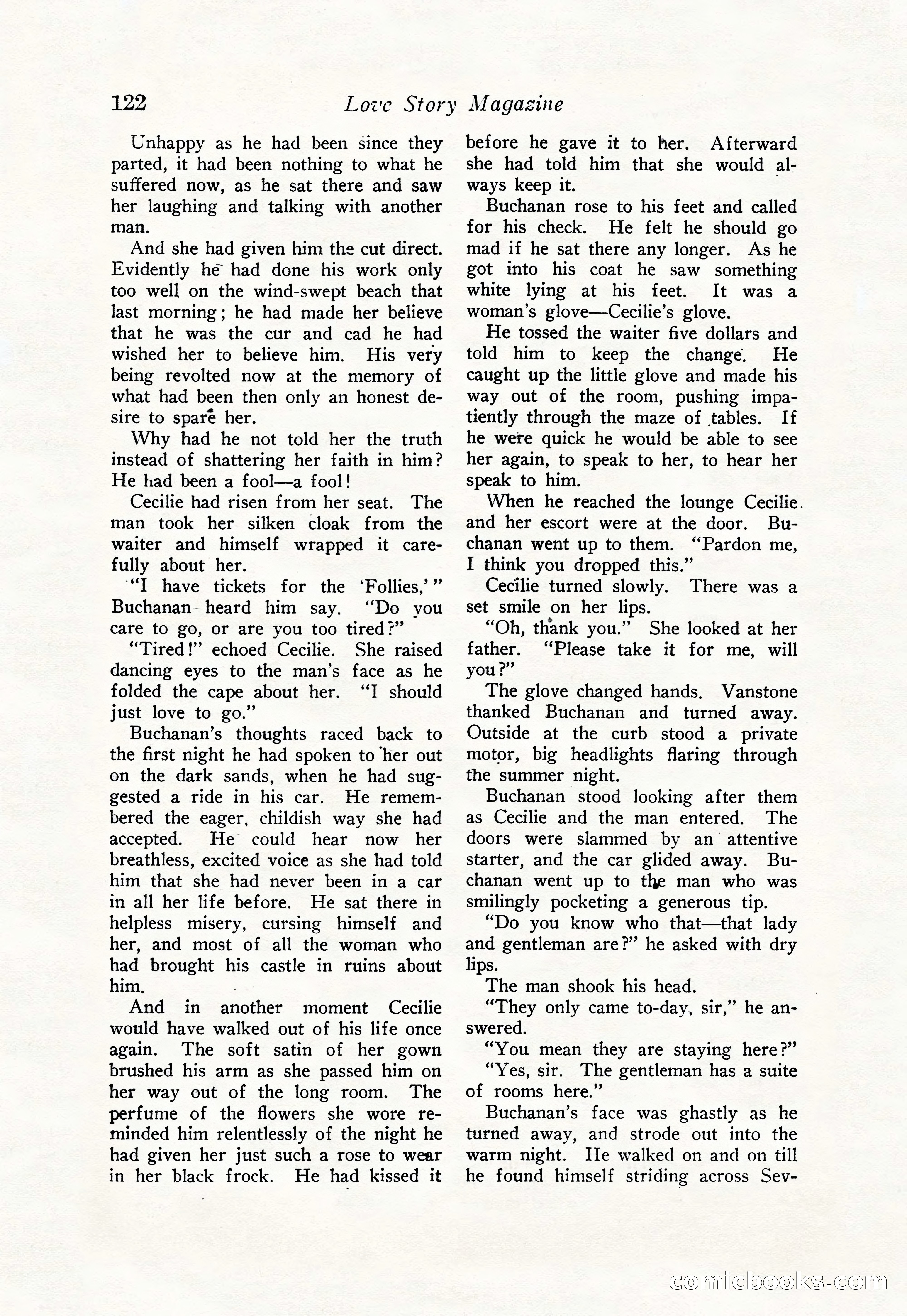 Love Story Magazine, June 23, 1923 — page 124 of 148