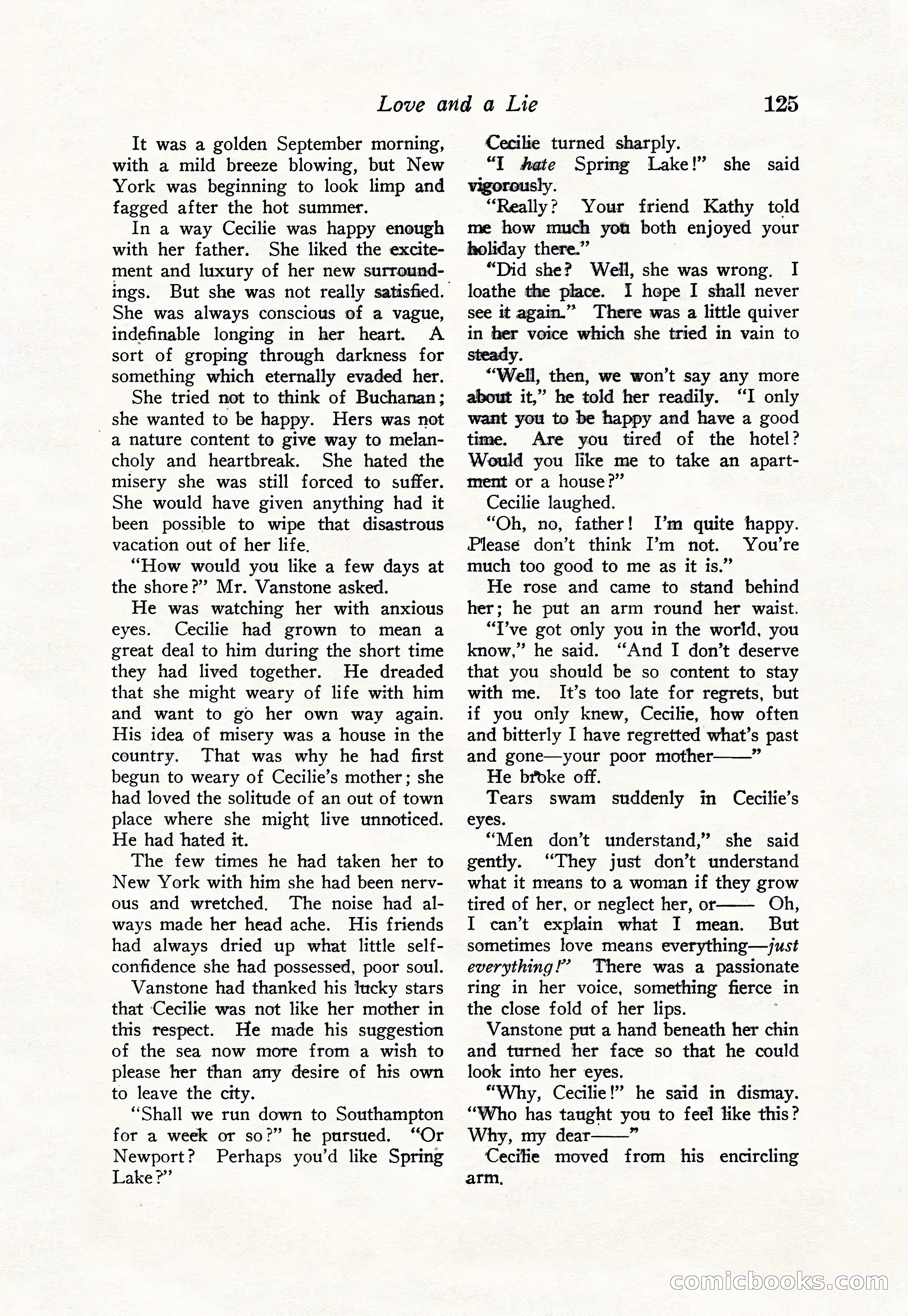 Love Story Magazine, June 23, 1923 — page 127 of 148