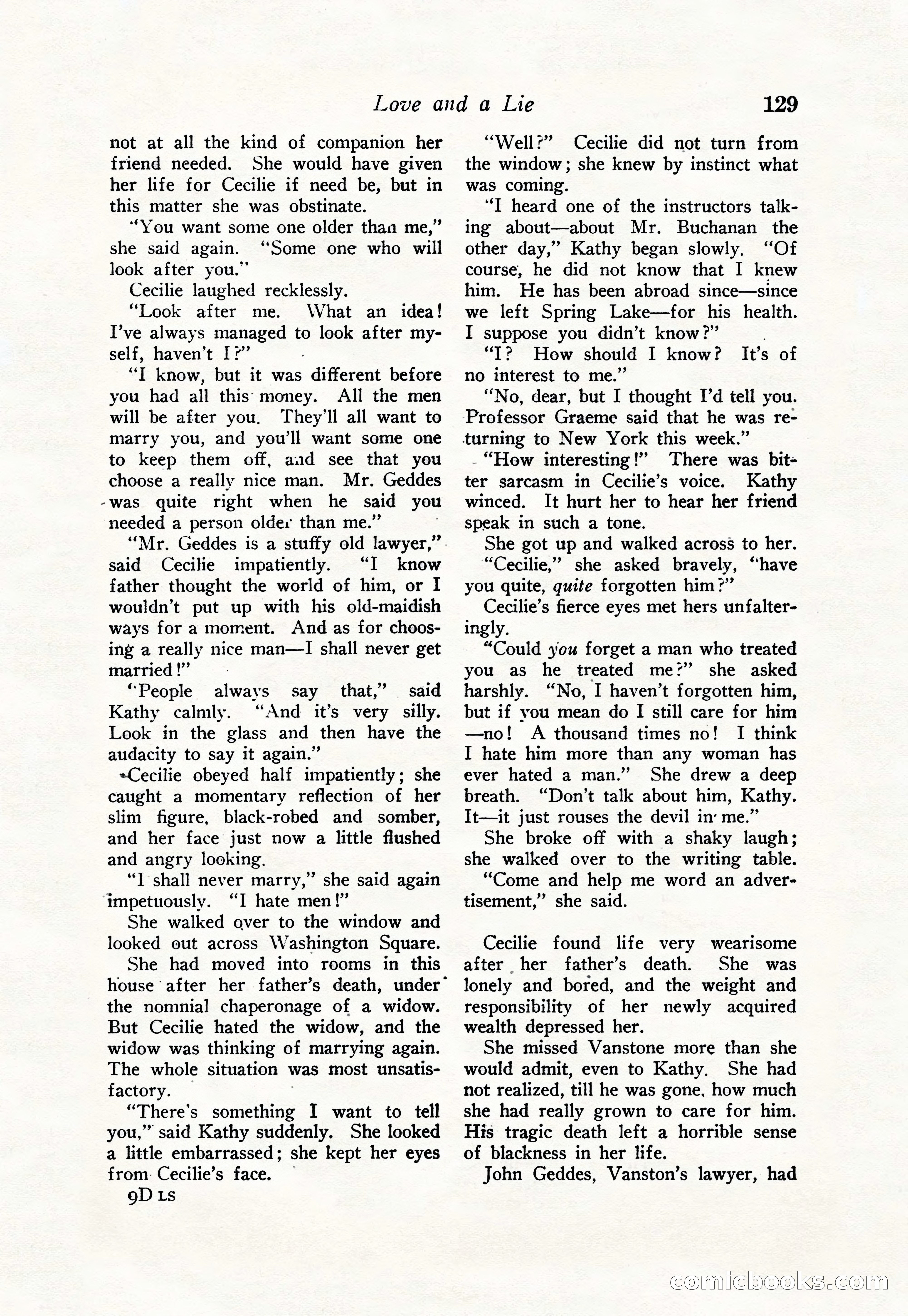 Love Story Magazine, June 23, 1923 — page 131 of 148