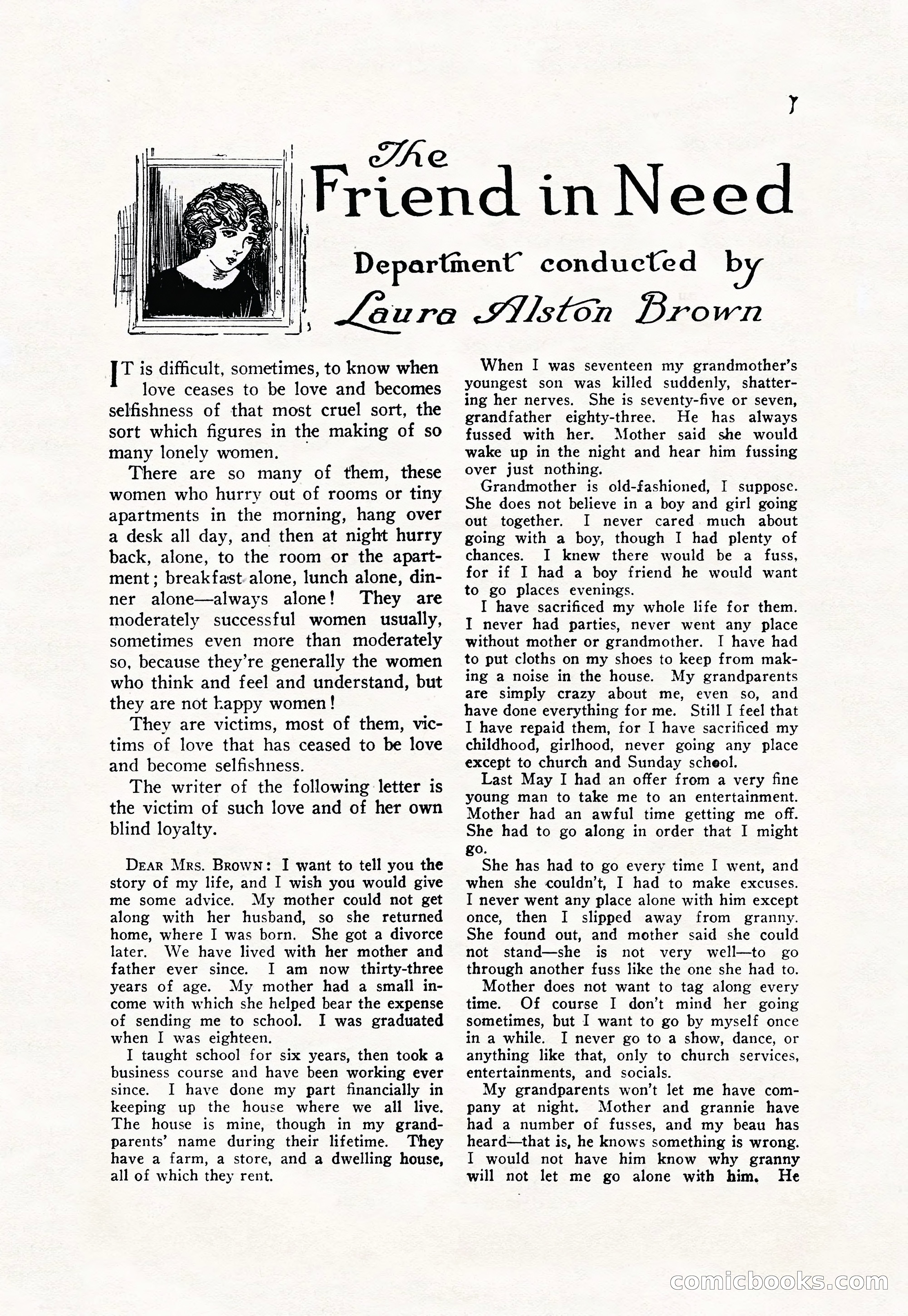 Love Story Magazine, June 23, 1923 — page 139 of 148