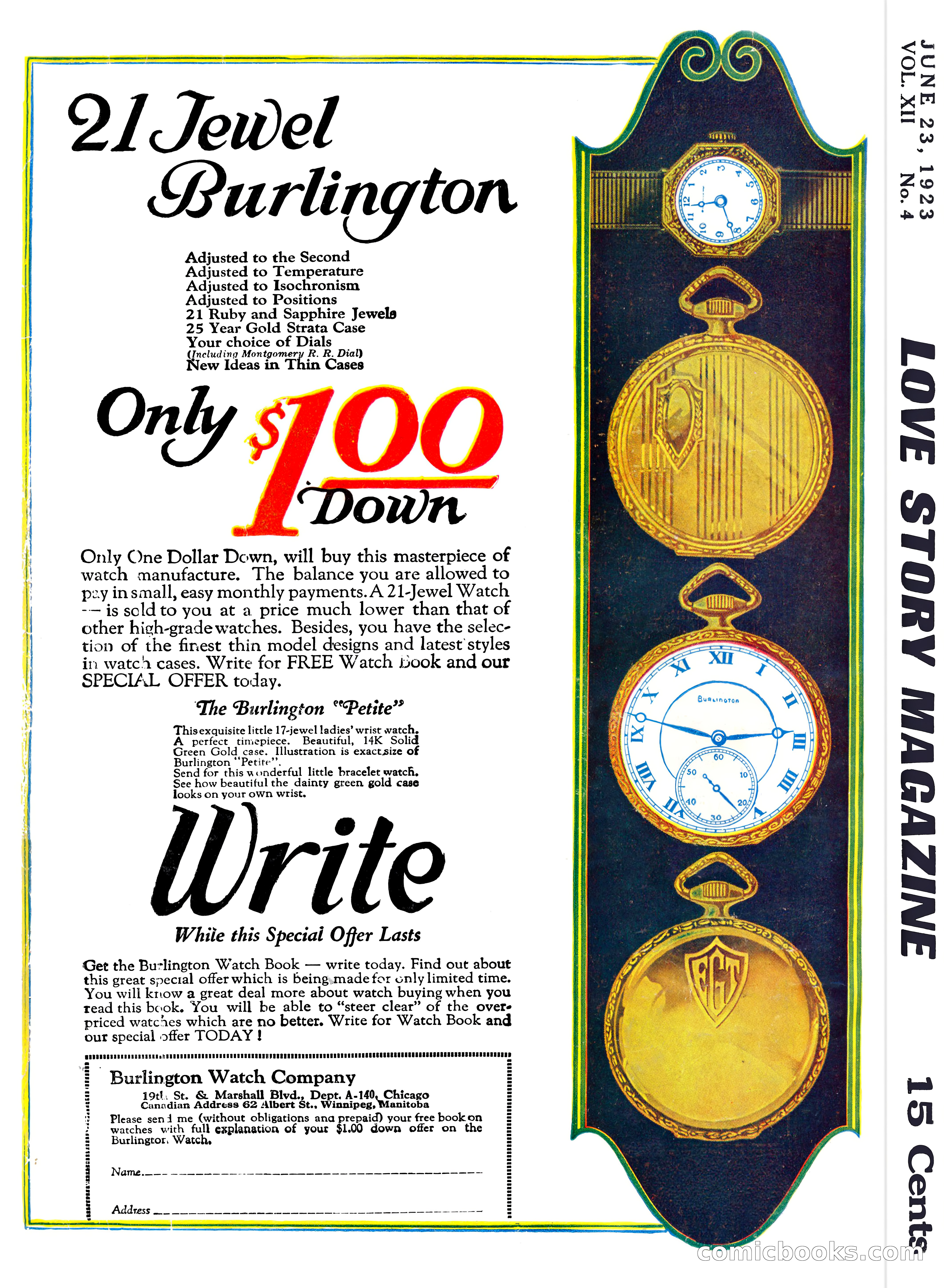 Love Story Magazine, June 23, 1923 — page 148 of 148