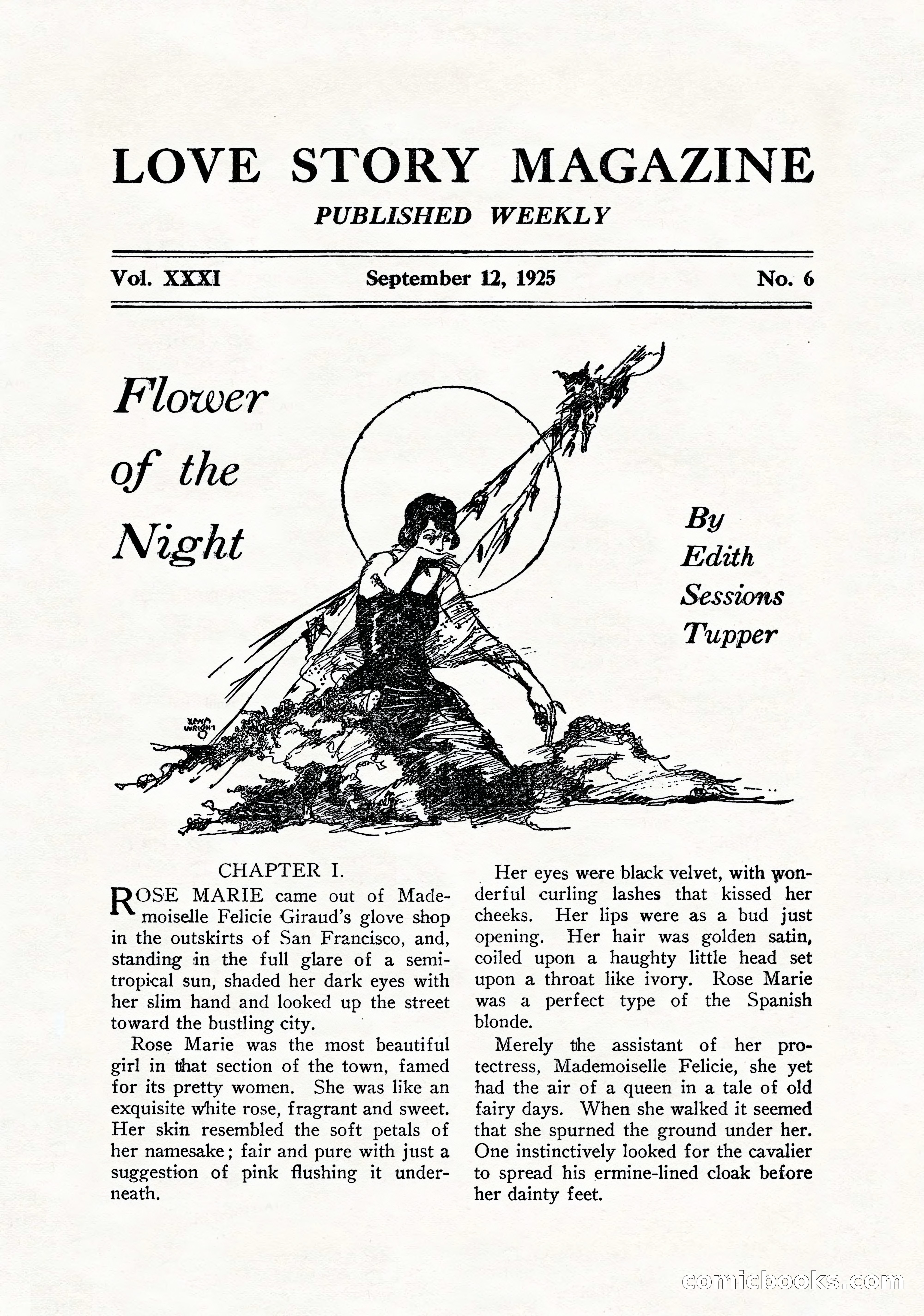 Love Story Magazine, September 12, 1925 — page 5 of 148