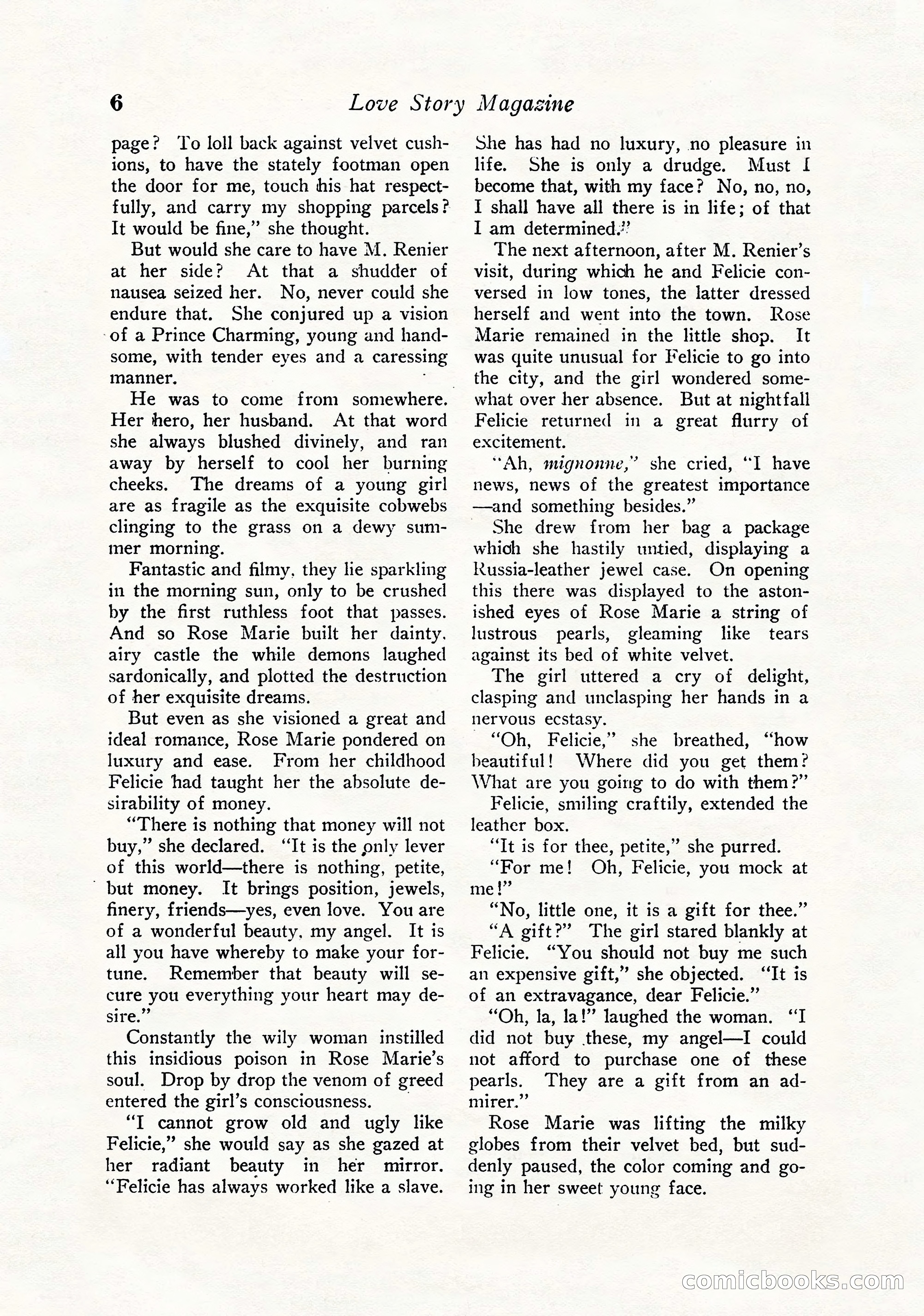 Love Story Magazine, September 12, 1925 — page 8 of 148