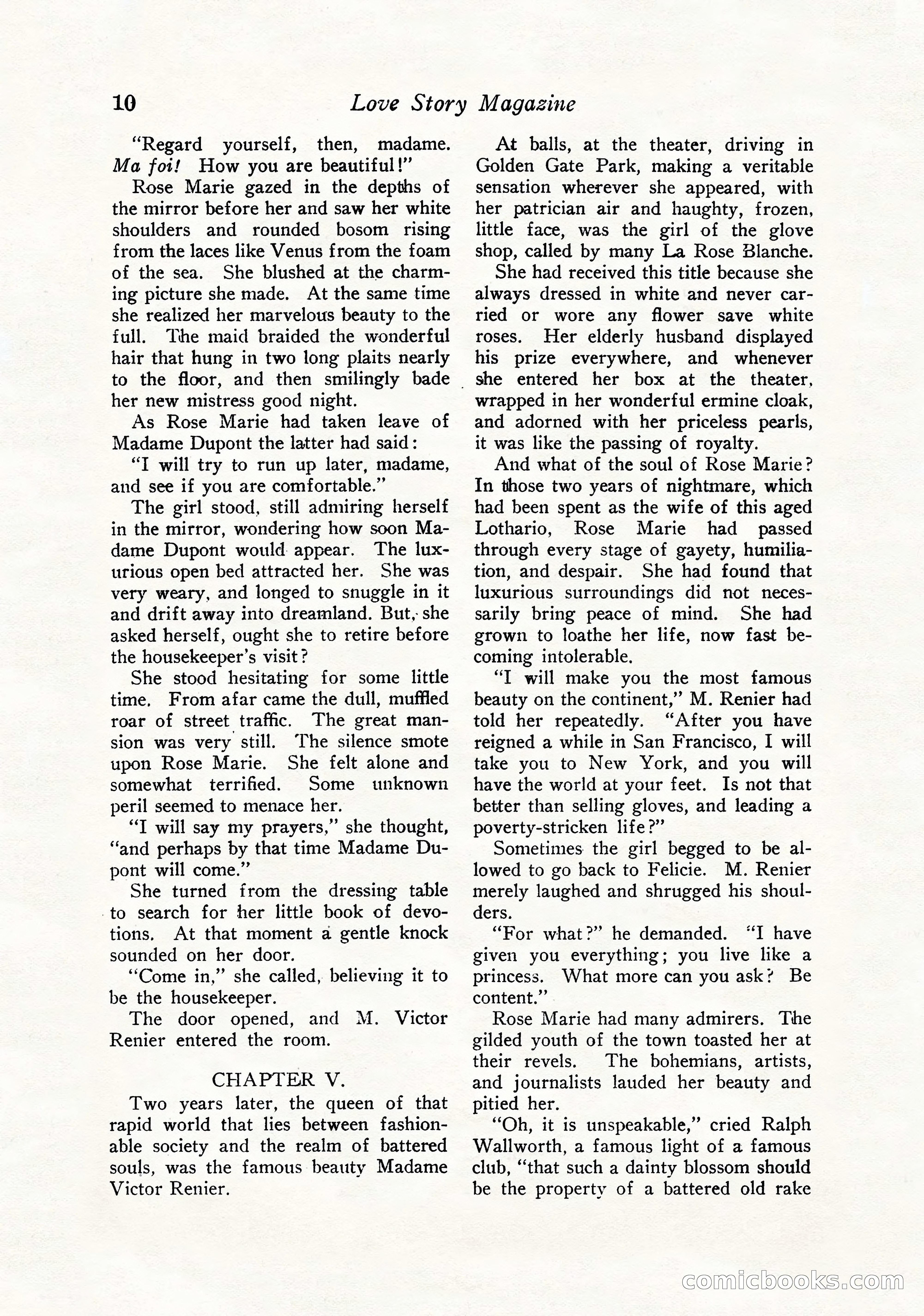 Love Story Magazine, September 12, 1925 — page 12 of 148