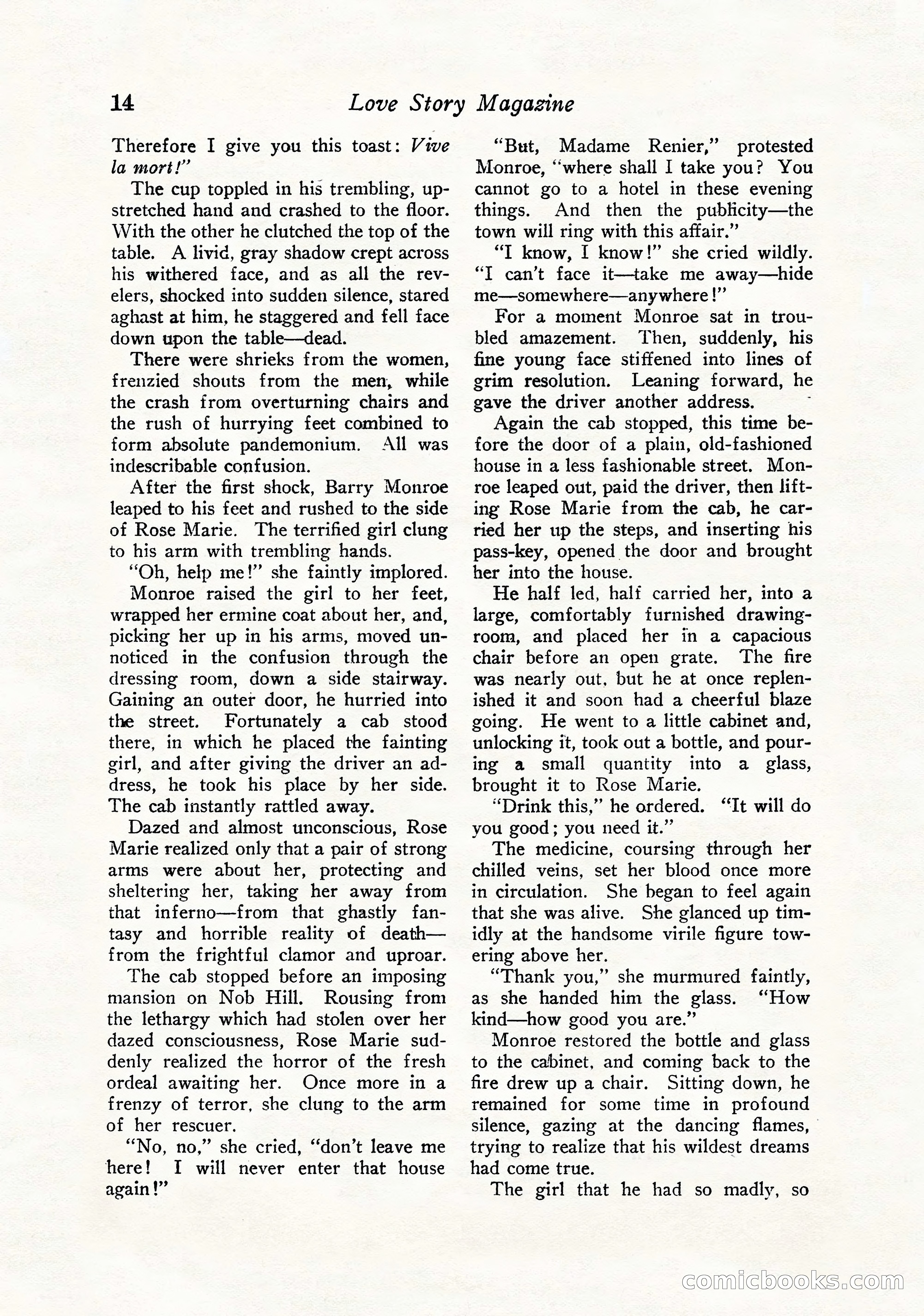 Love Story Magazine, September 12, 1925 — page 16 of 148