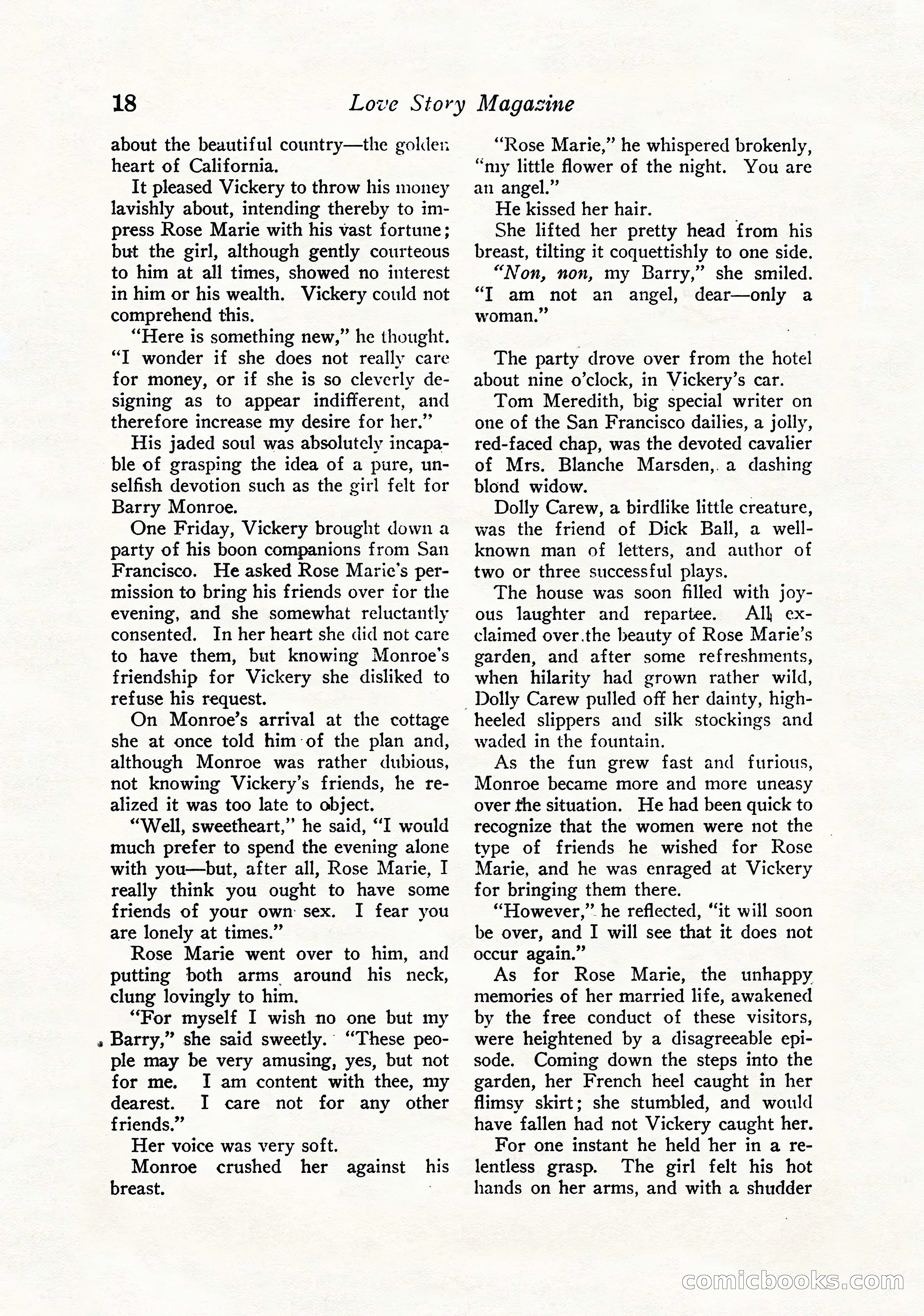 Love Story Magazine, September 12, 1925 — page 20 of 148