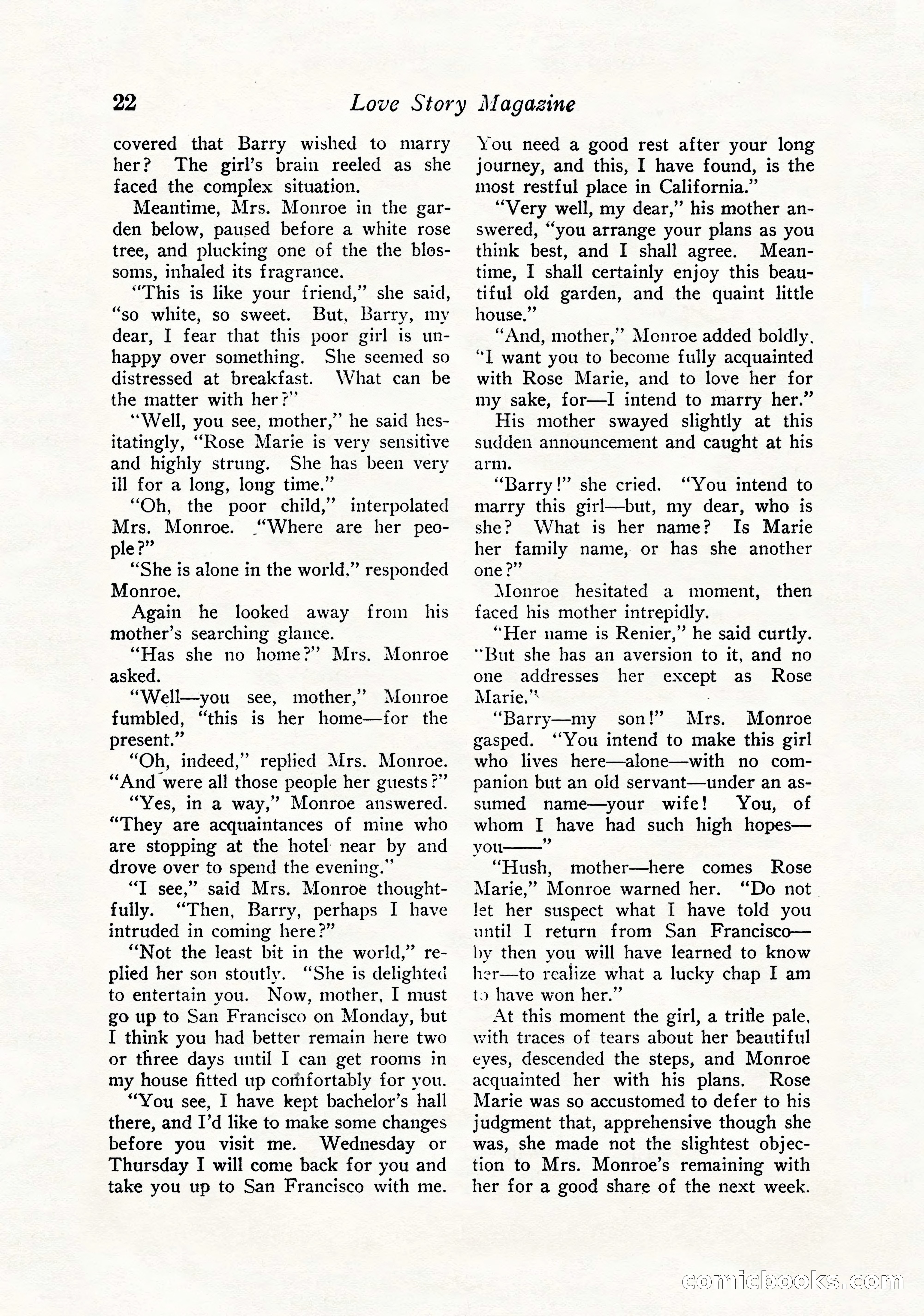 Love Story Magazine, September 12, 1925 — page 24 of 148