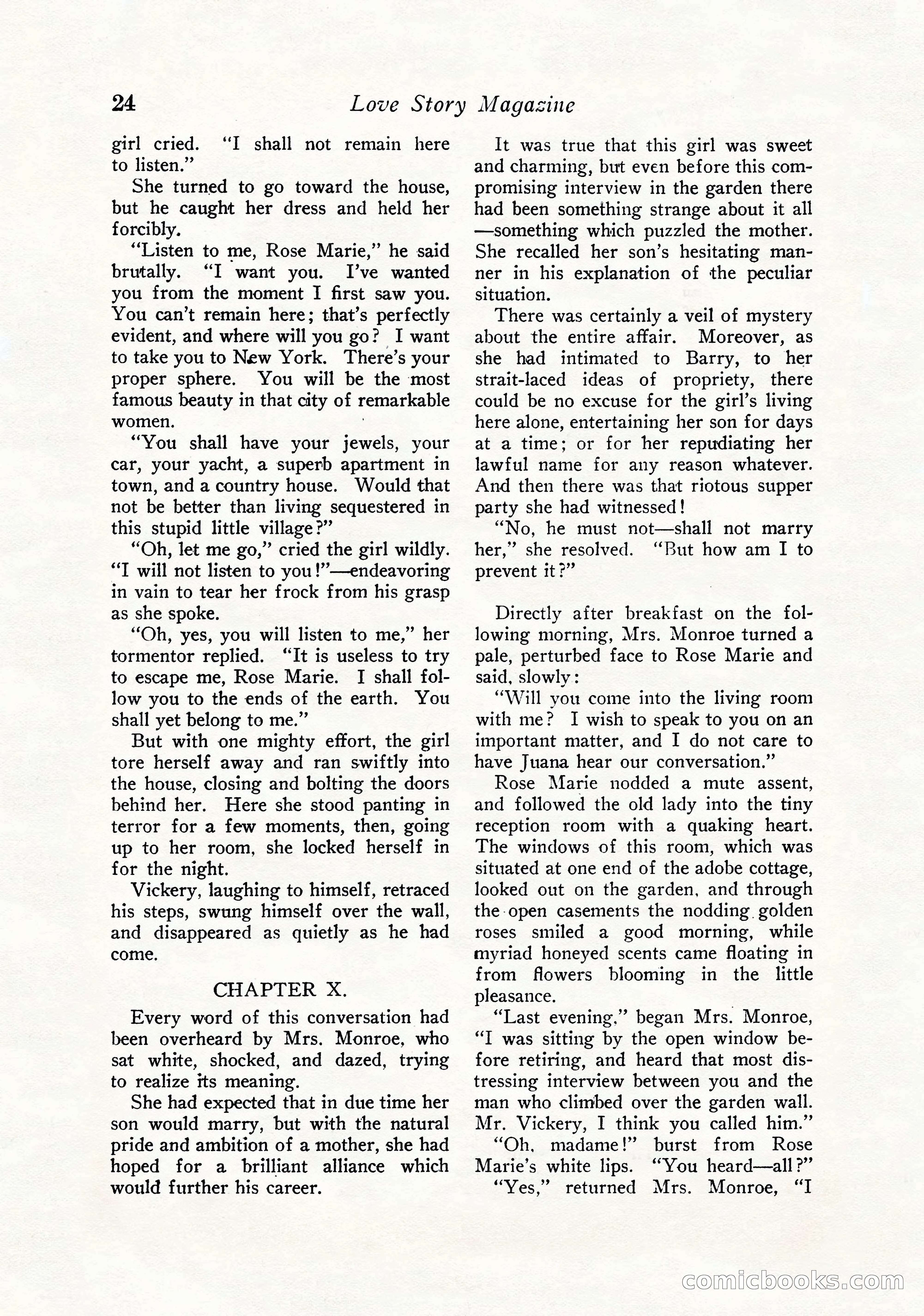 Love Story Magazine, September 12, 1925 — page 26 of 148