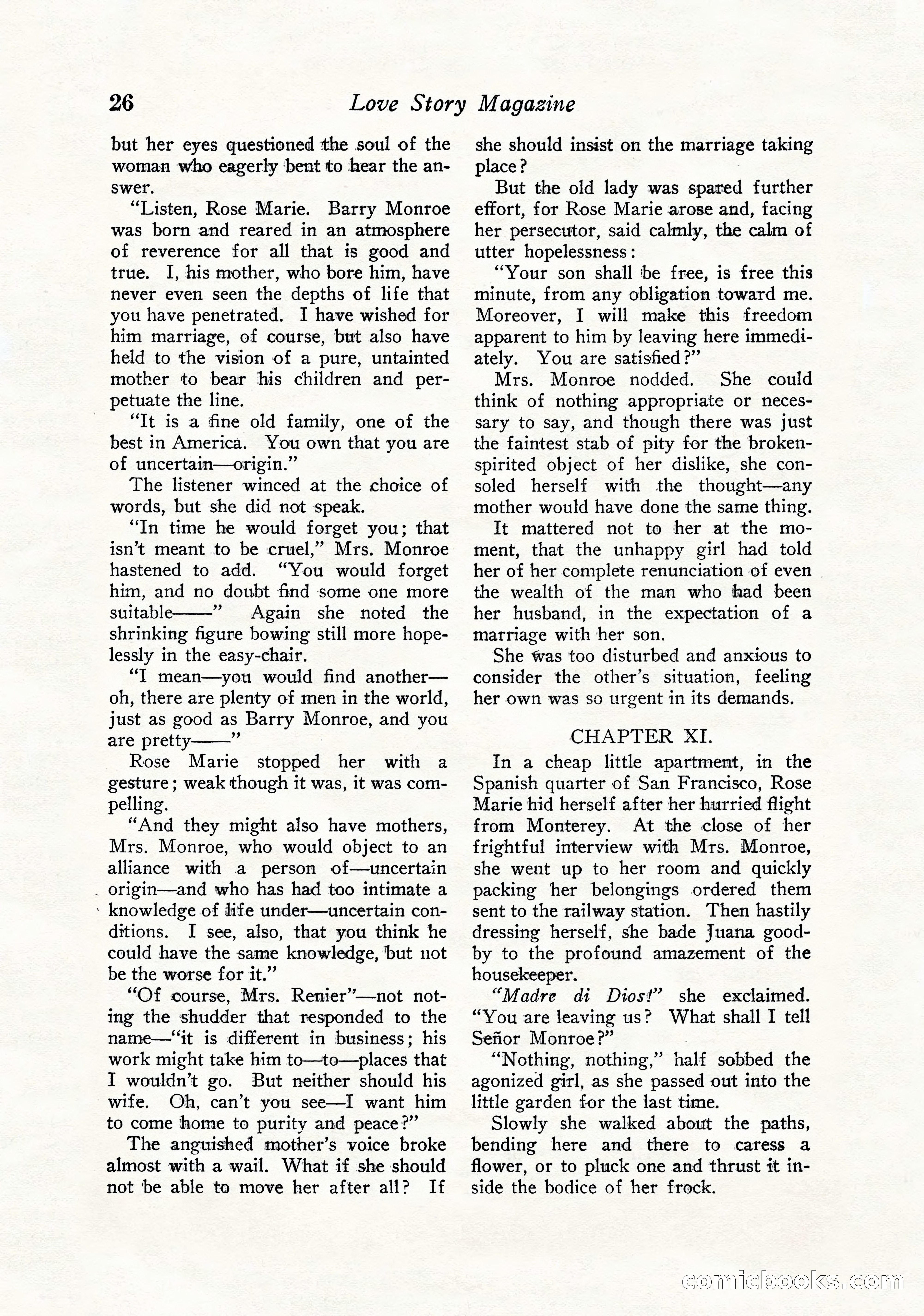 Love Story Magazine, September 12, 1925 — page 28 of 148