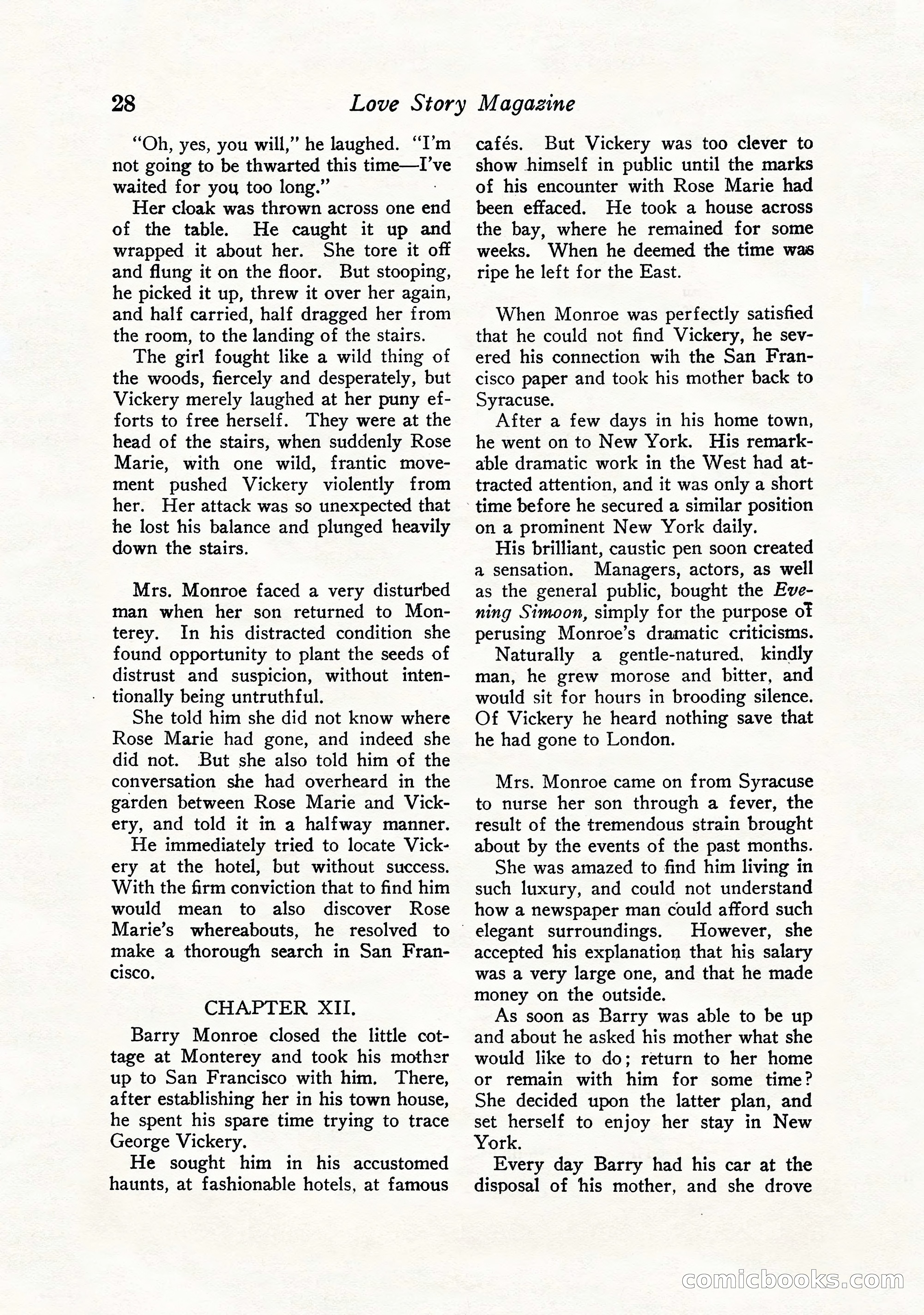Love Story Magazine, September 12, 1925 — page 30 of 148
