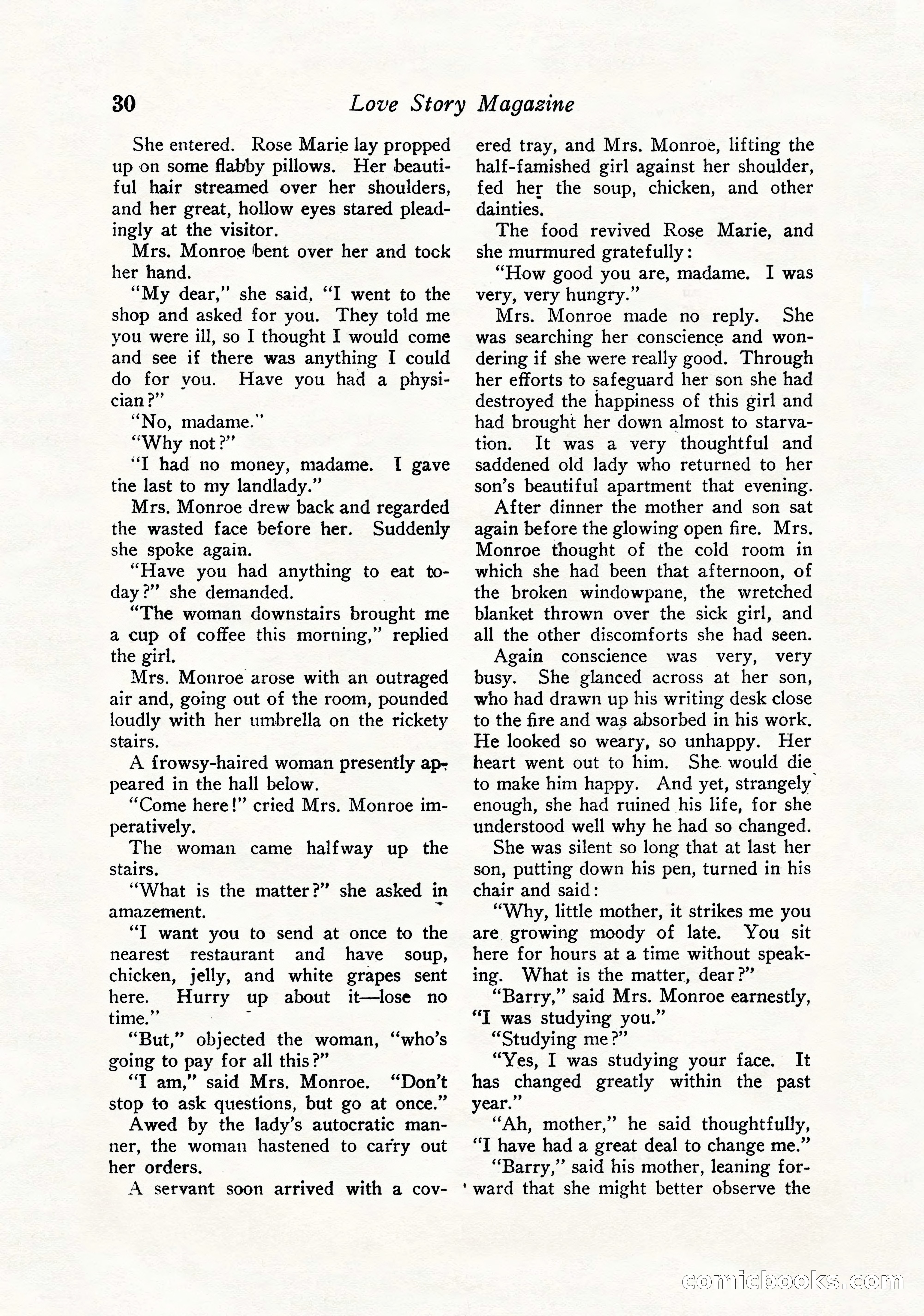 Love Story Magazine, September 12, 1925 — page 32 of 148