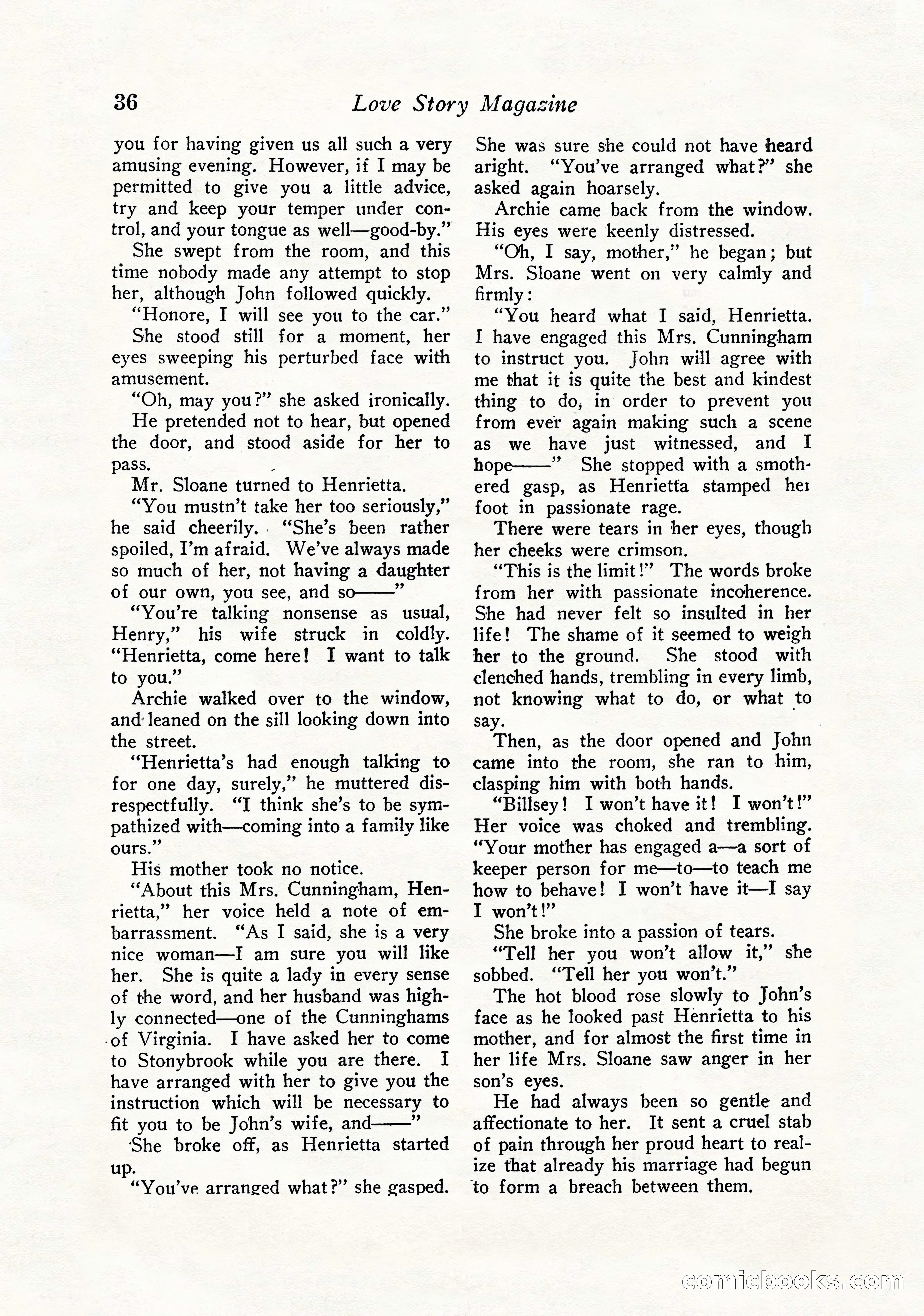 Love Story Magazine, September 12, 1925 — page 38 of 148