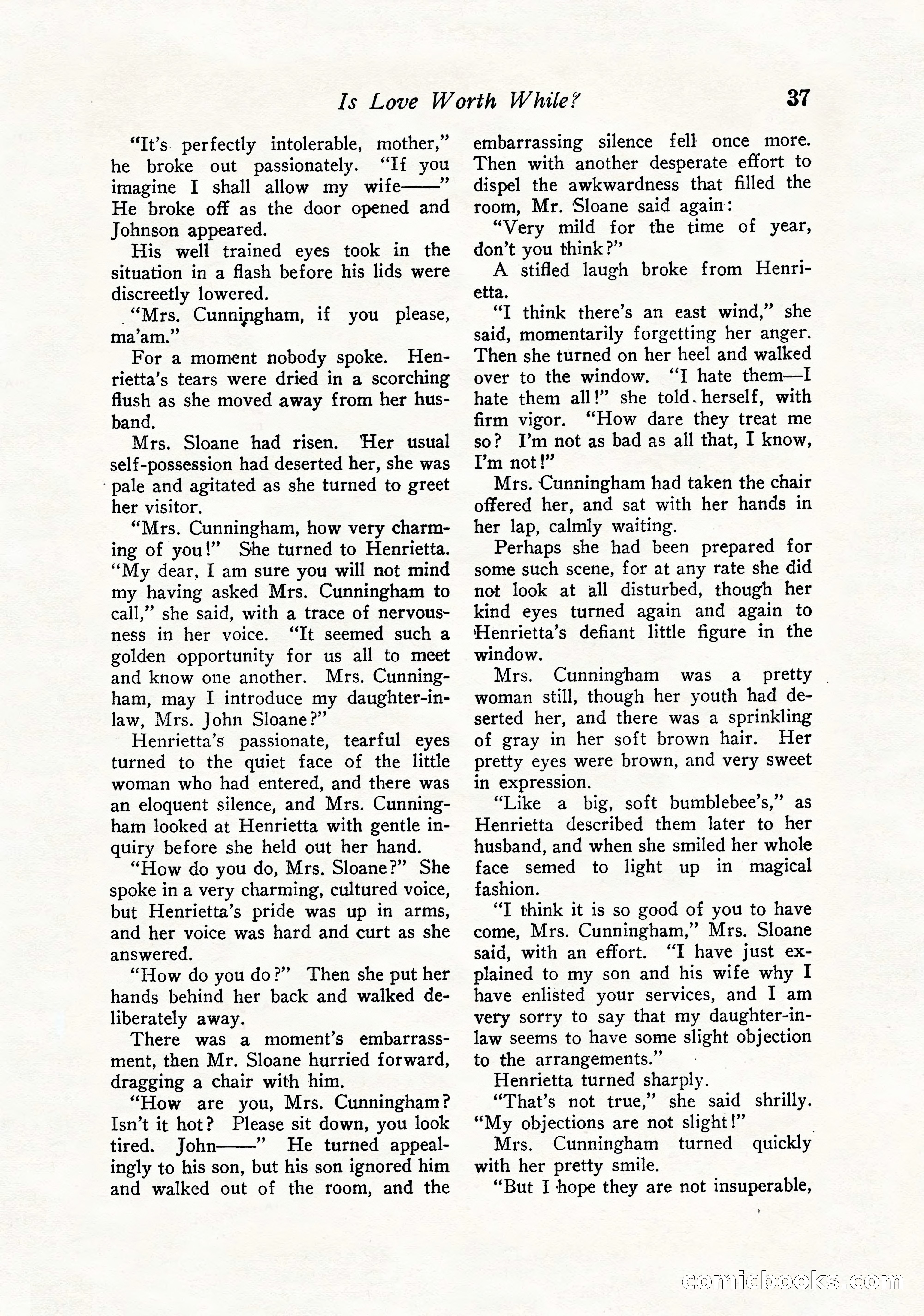 Love Story Magazine, September 12, 1925 — page 39 of 148