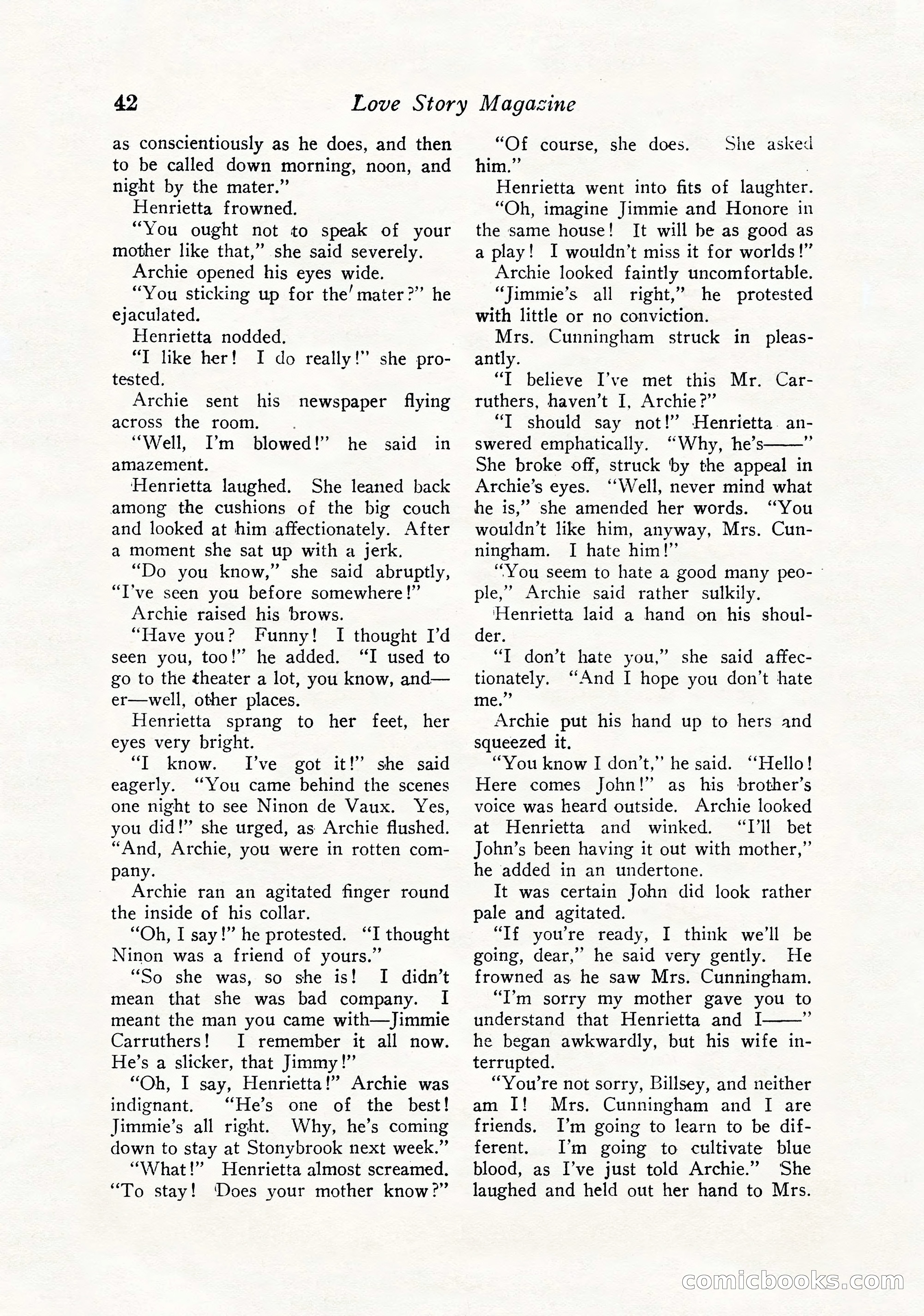 Love Story Magazine, September 12, 1925 — page 44 of 148