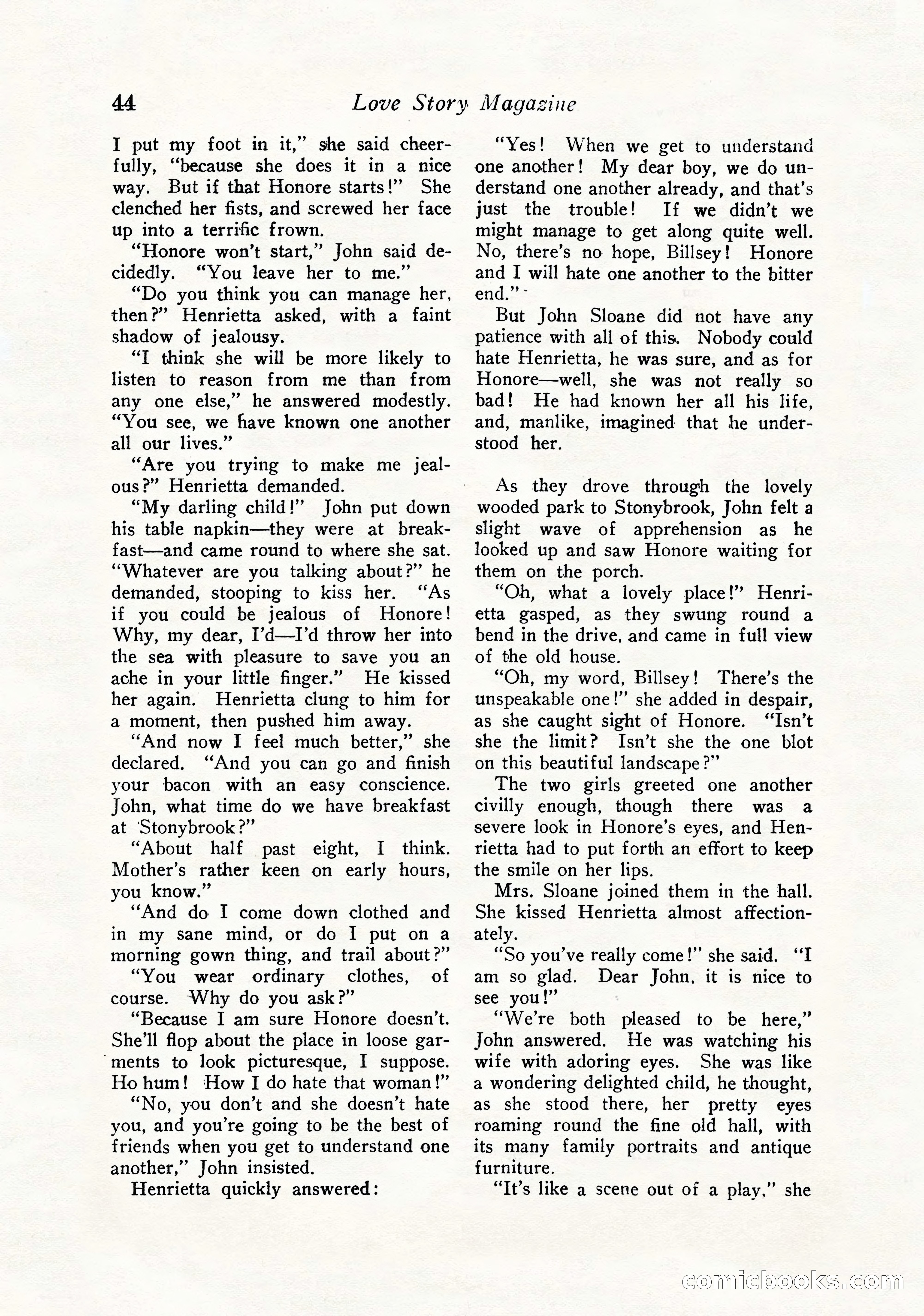 Love Story Magazine, September 12, 1925 — page 46 of 148
