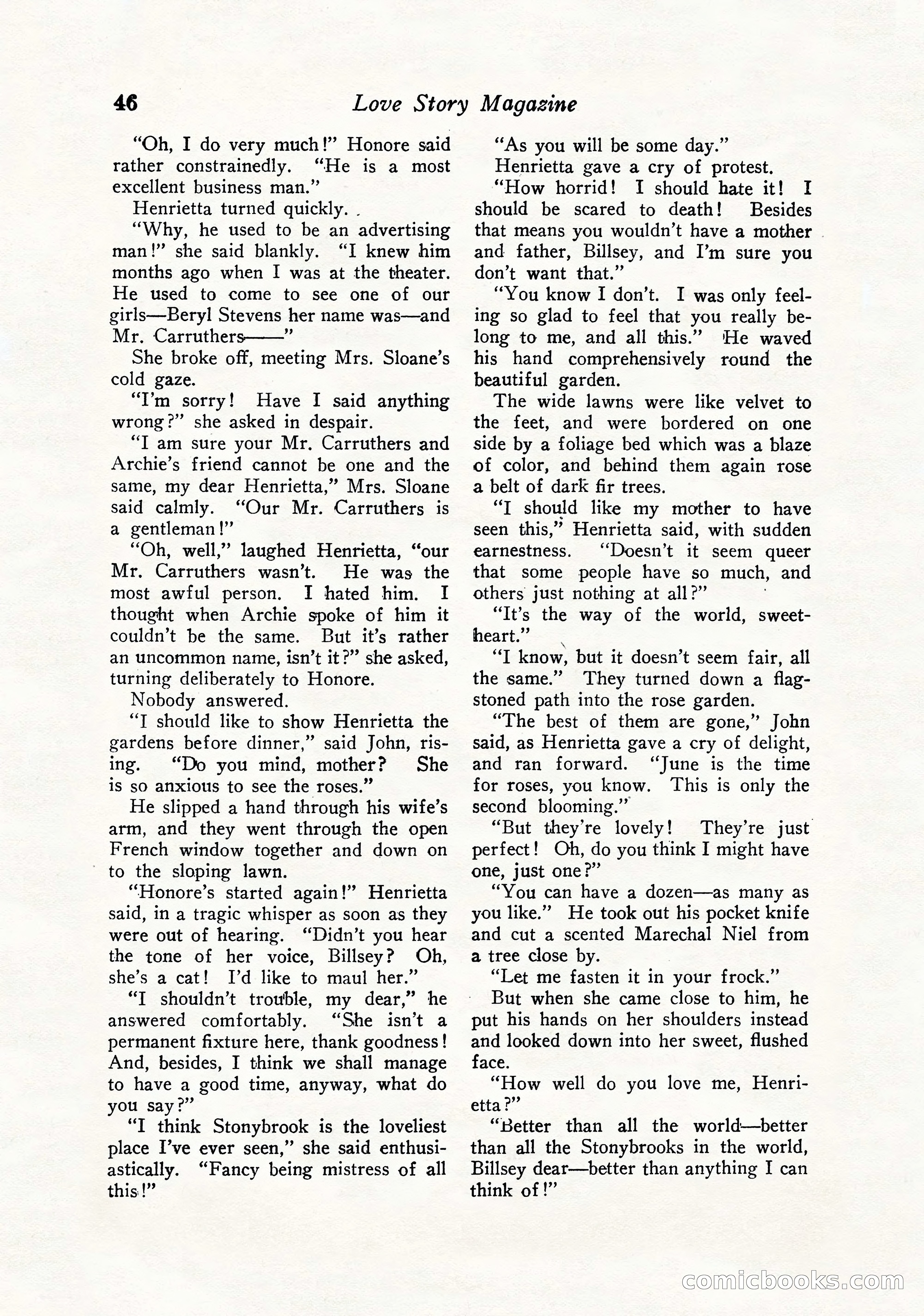 Love Story Magazine, September 12, 1925 — page 48 of 148