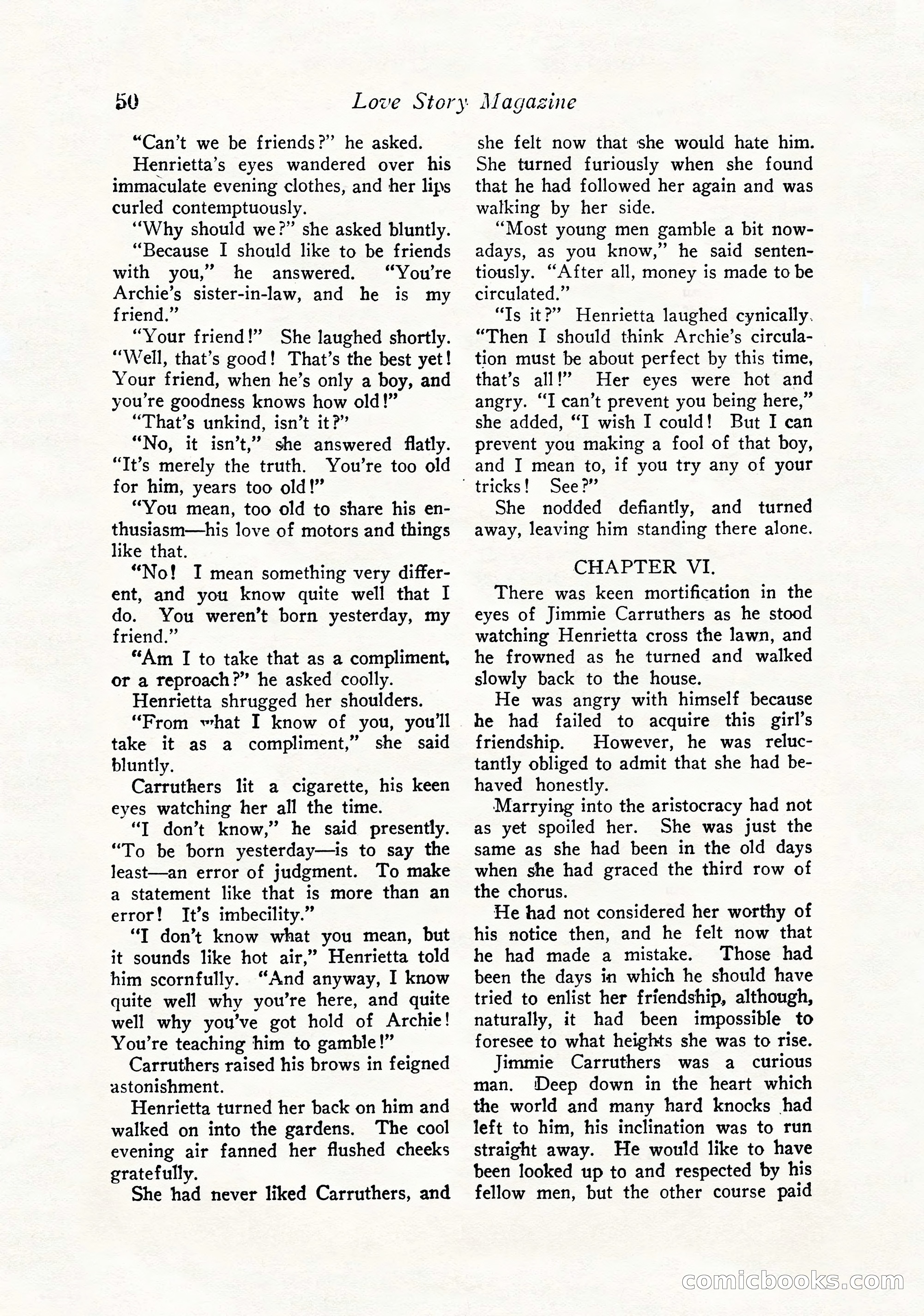 Love Story Magazine, September 12, 1925 — page 52 of 148
