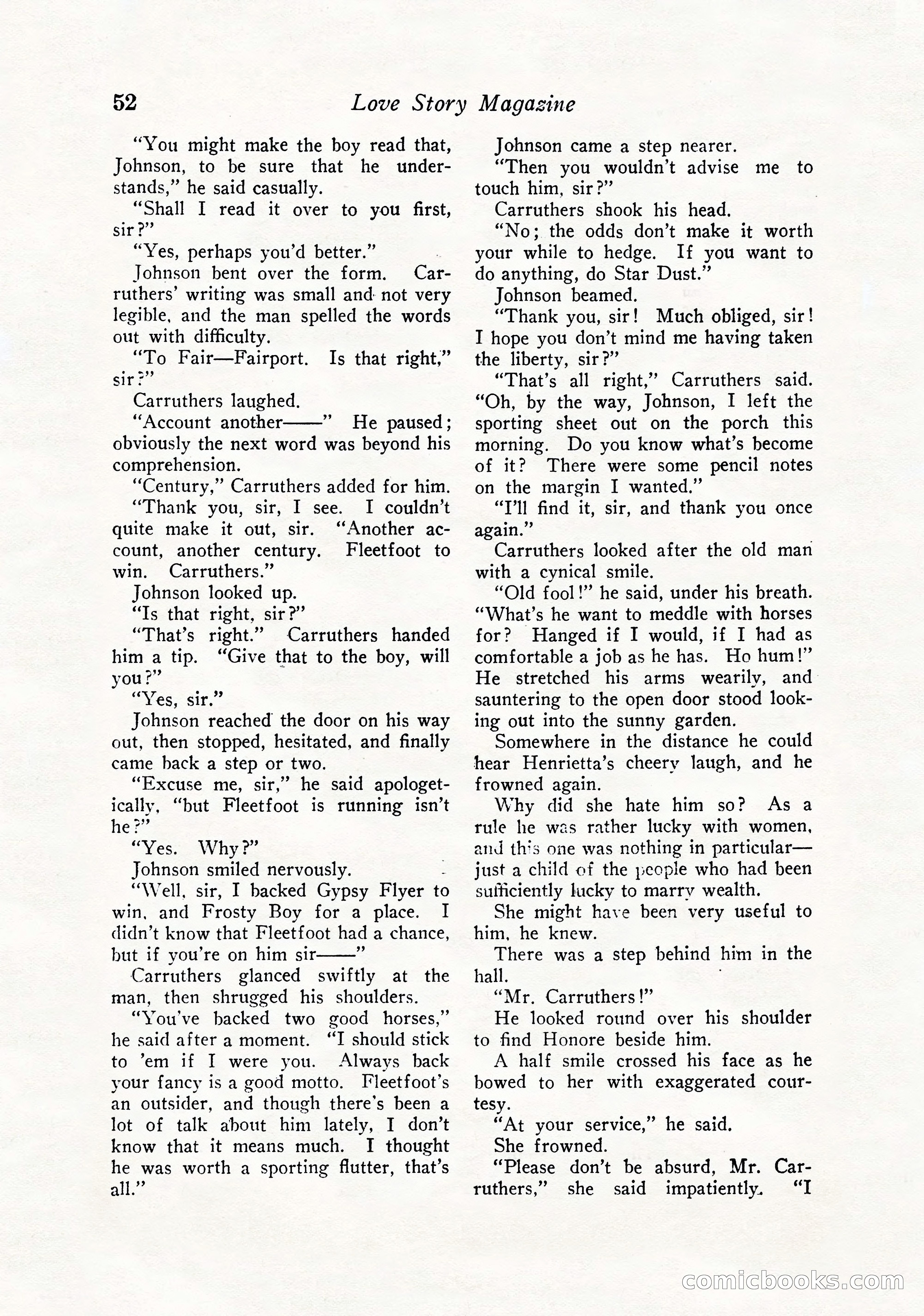Love Story Magazine, September 12, 1925 — page 54 of 148