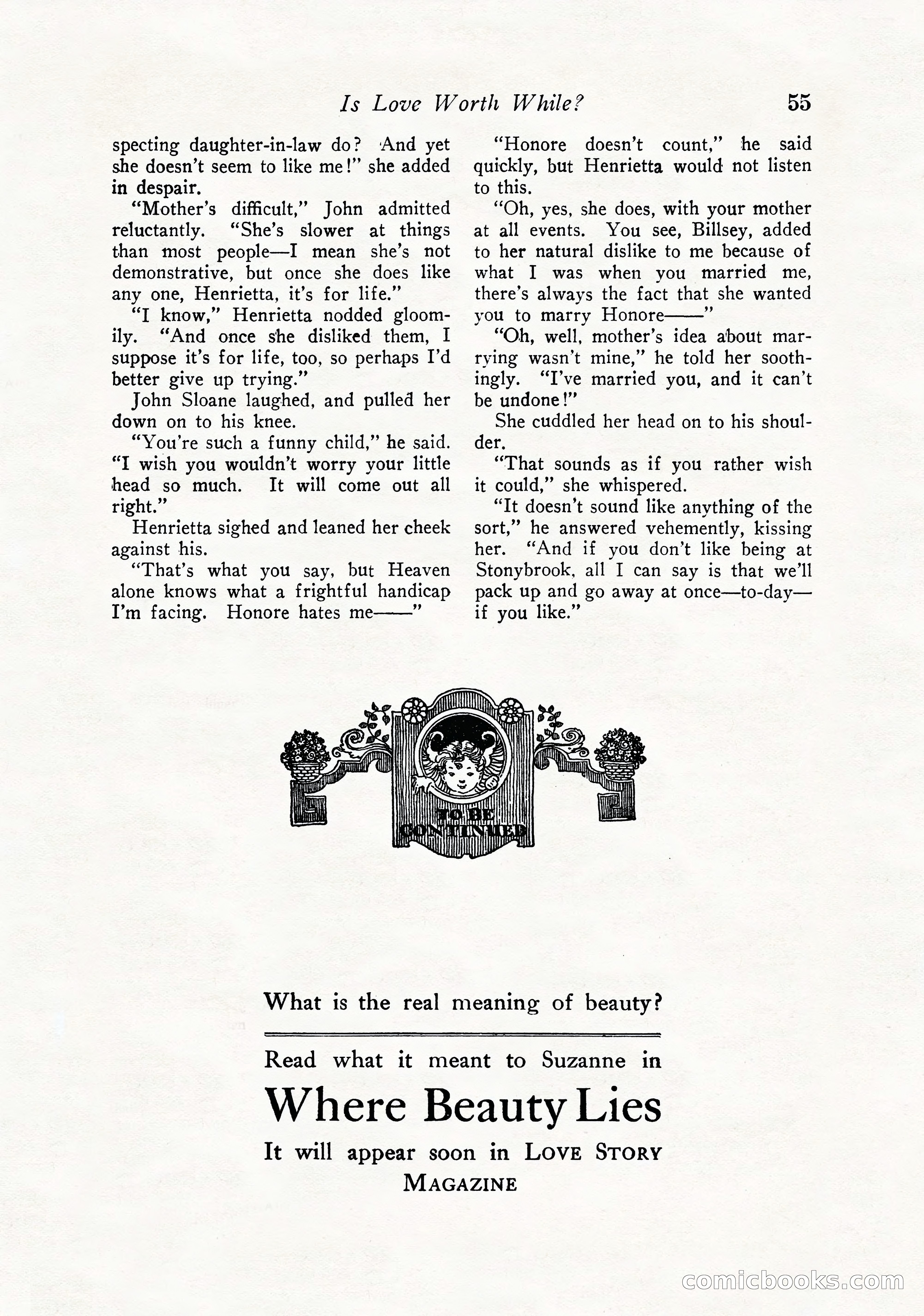 Love Story Magazine, September 12, 1925 — page 57 of 148