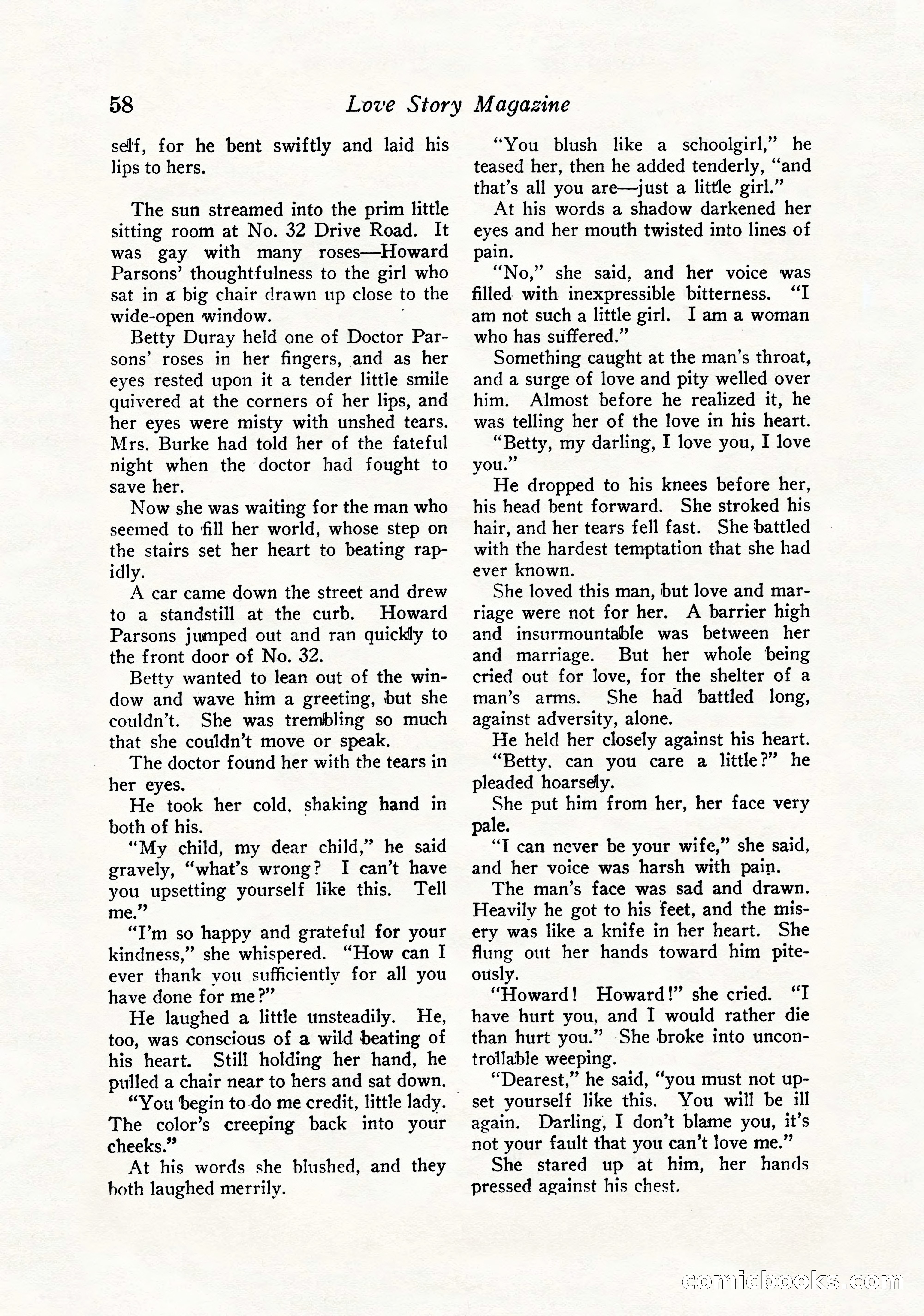 Love Story Magazine, September 12, 1925 — page 60 of 148