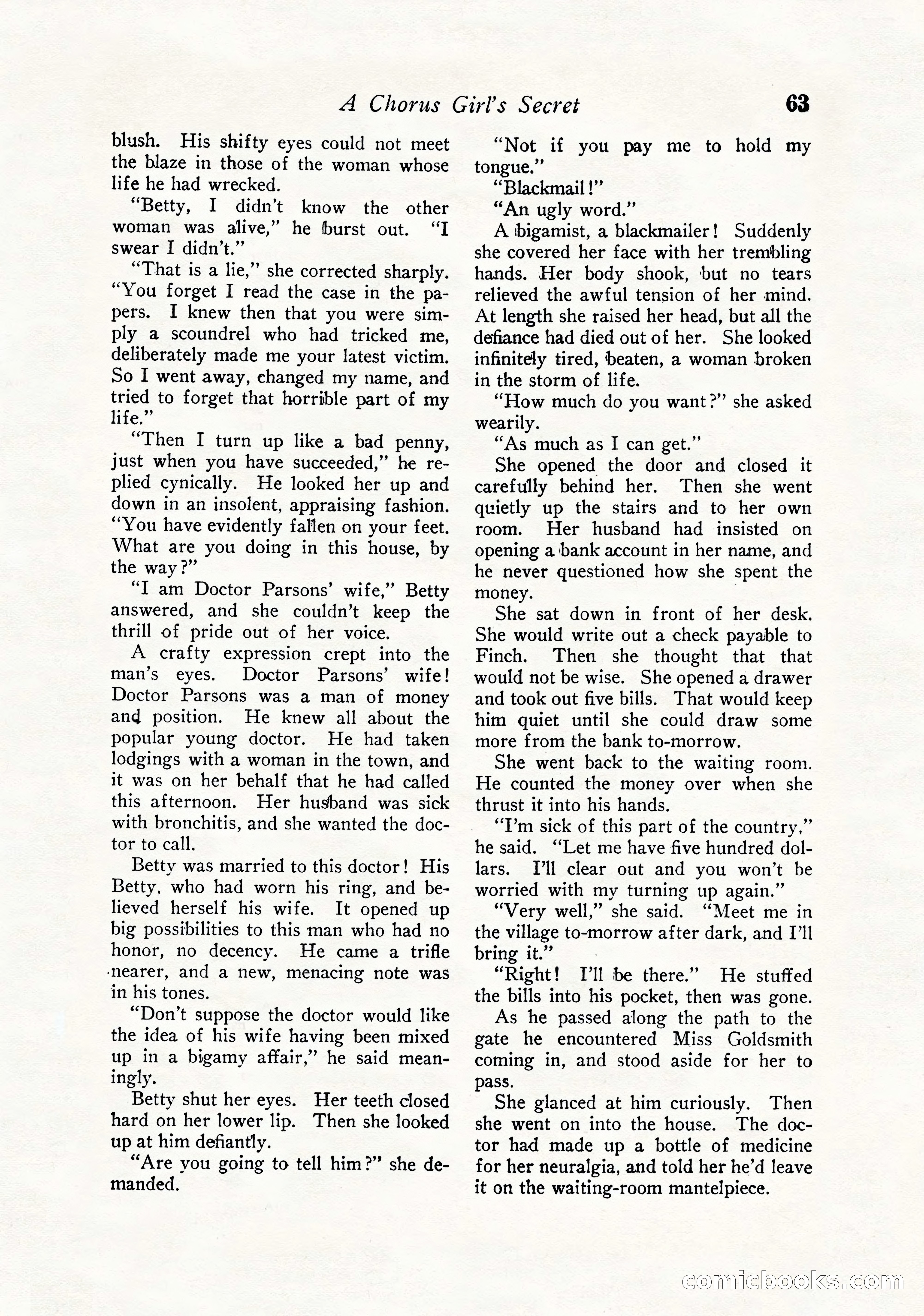 Love Story Magazine, September 12, 1925 — page 65 of 148