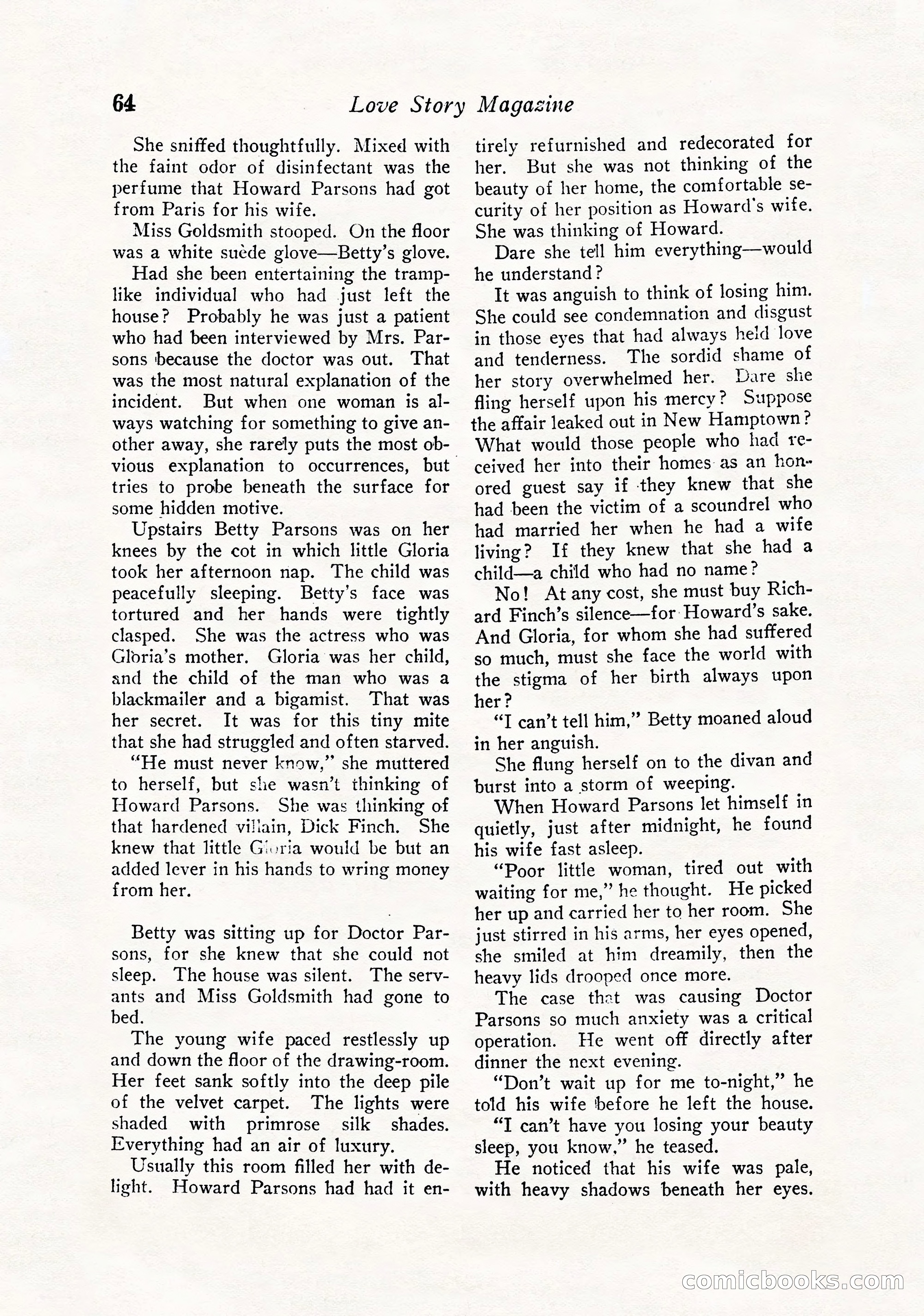 Love Story Magazine, September 12, 1925 — page 66 of 148