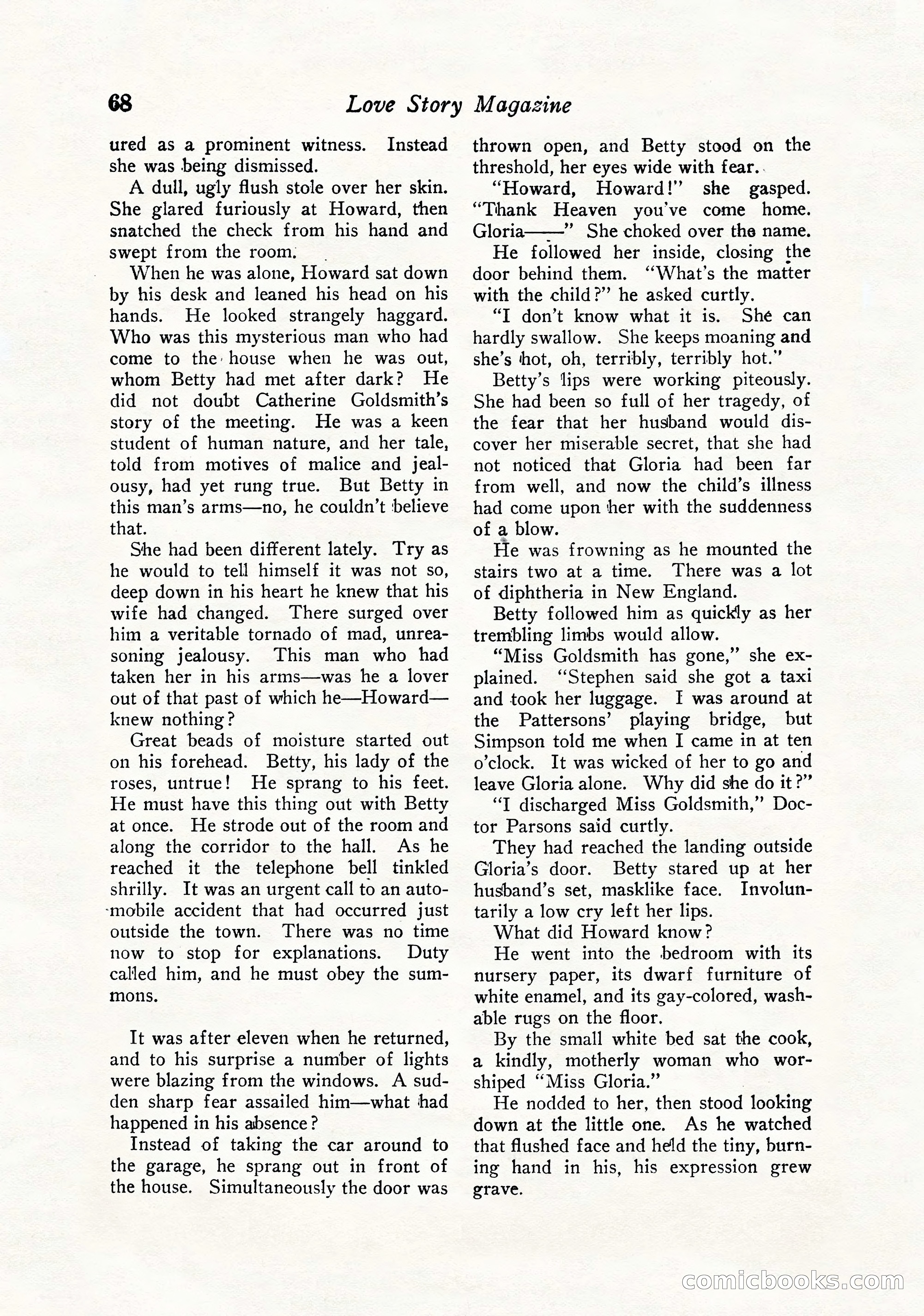 Love Story Magazine, September 12, 1925 — page 70 of 148